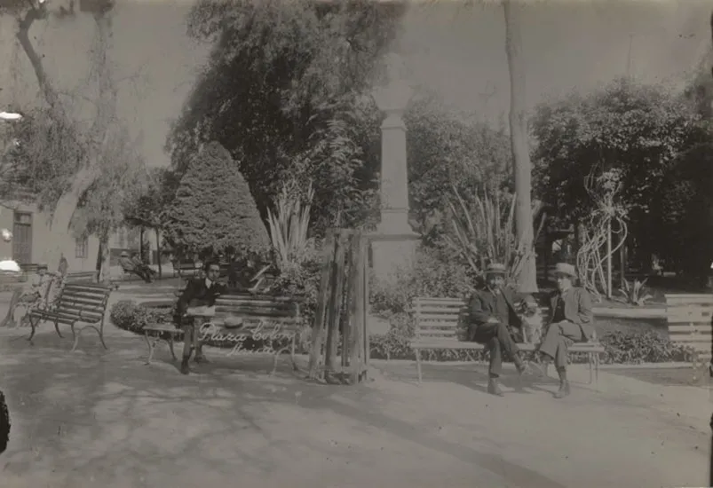 Plaza Colón de Arica en 1928