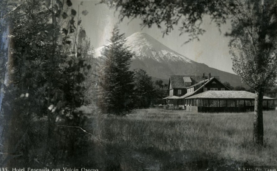 Hotel Ensenada y Volcán Osorno 1944