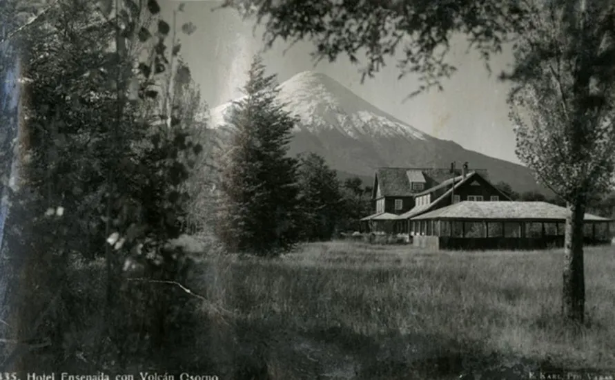 Hotel Ensenada y Volcán Osorno 1944