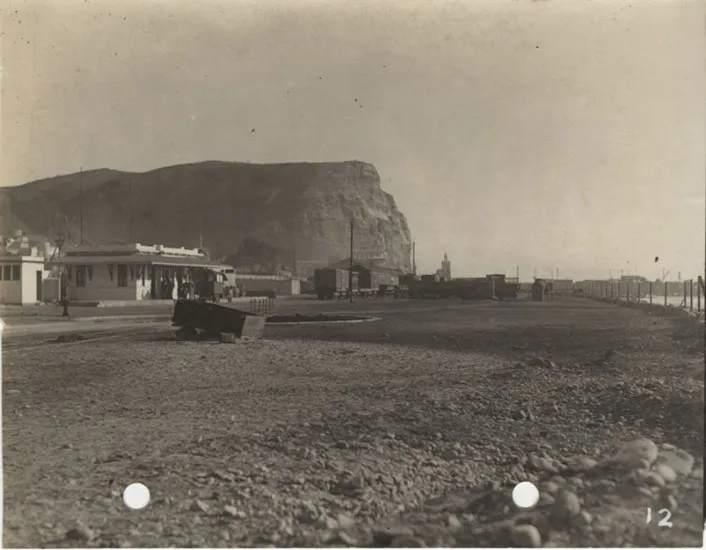Estacion ferrocarriles de arica en 1929