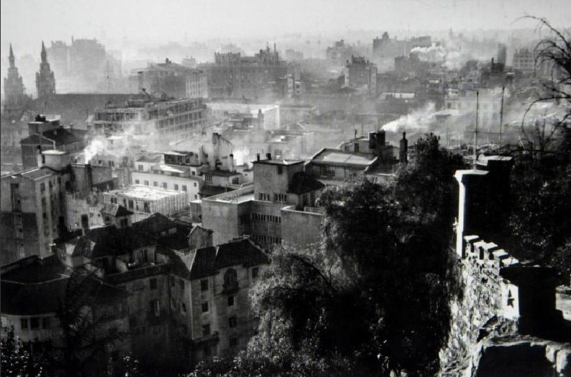 Santiago desde el Santa Lucía, 1932