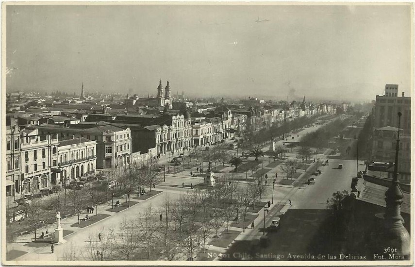 Alameda de las Delicias en 1930