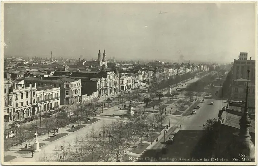 Alameda de las Delicias en 1930