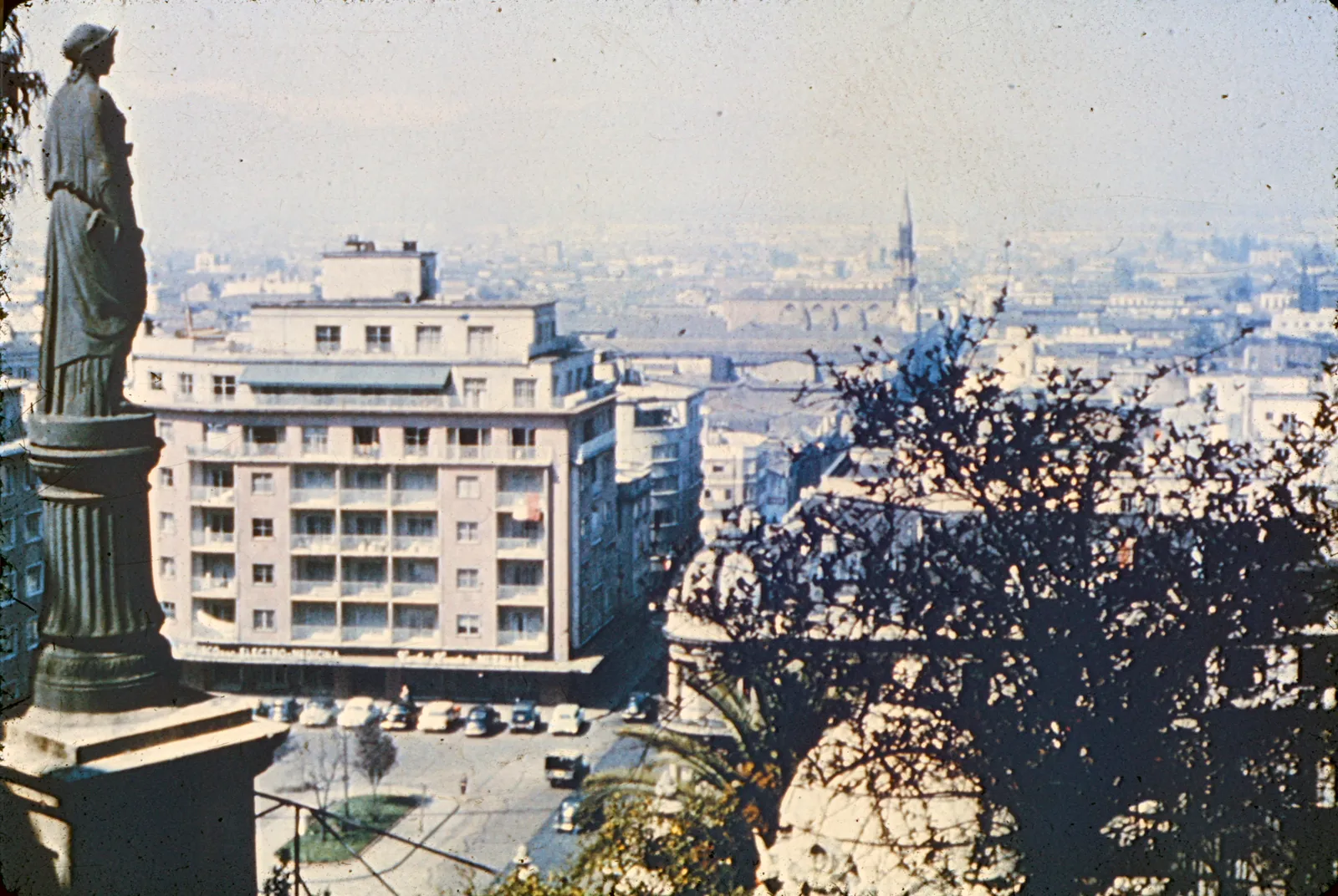 Vista desde el Cerro Santa Lucía, 1960s