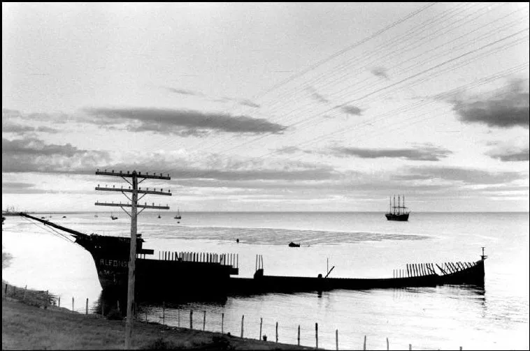 Bahía de Punta Arenas en 1960