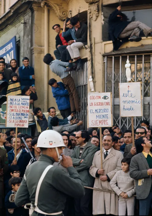 Mineros de yacimiento El Teniente en1973