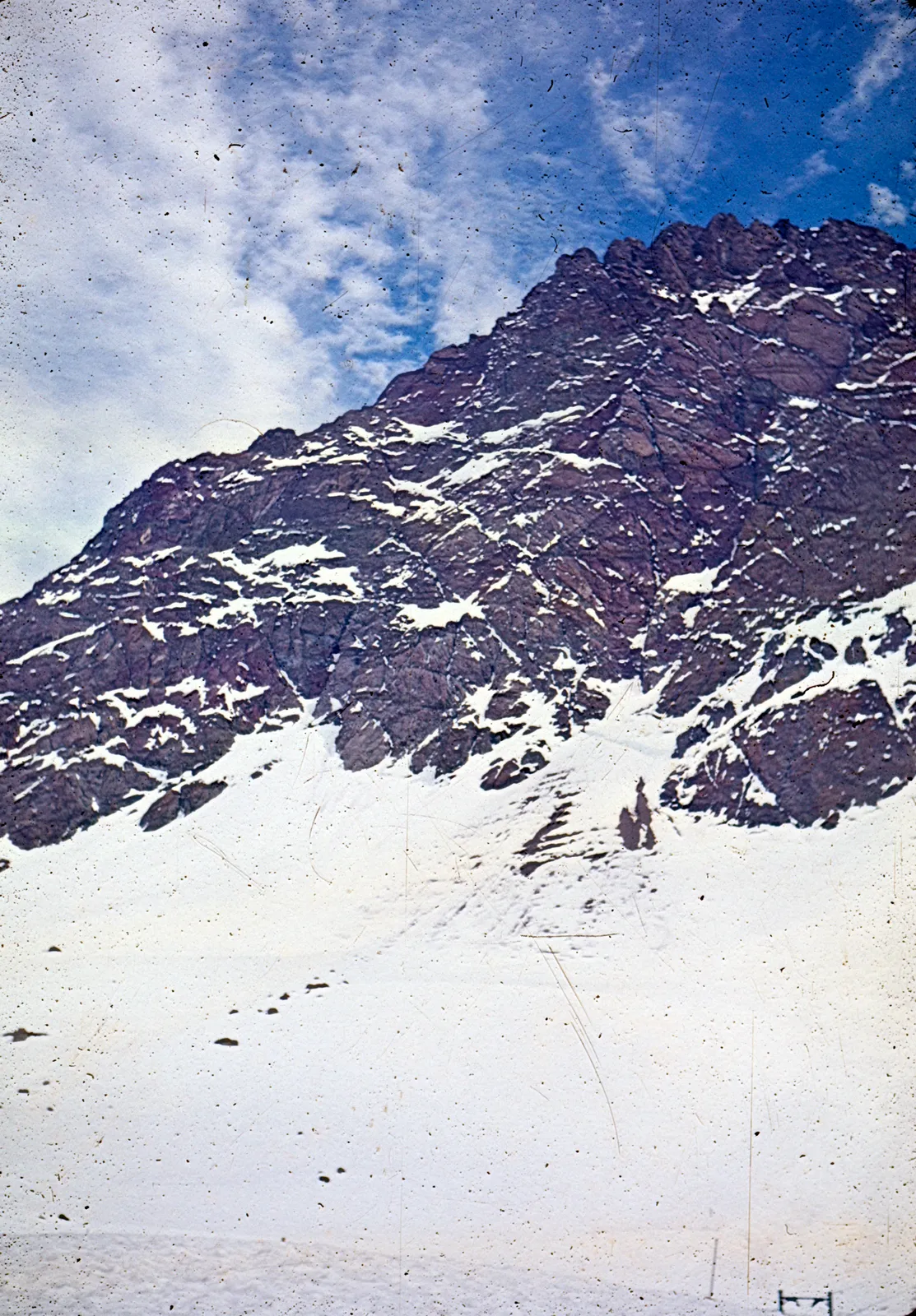 Alguna cumbre en Portillo en los 60s