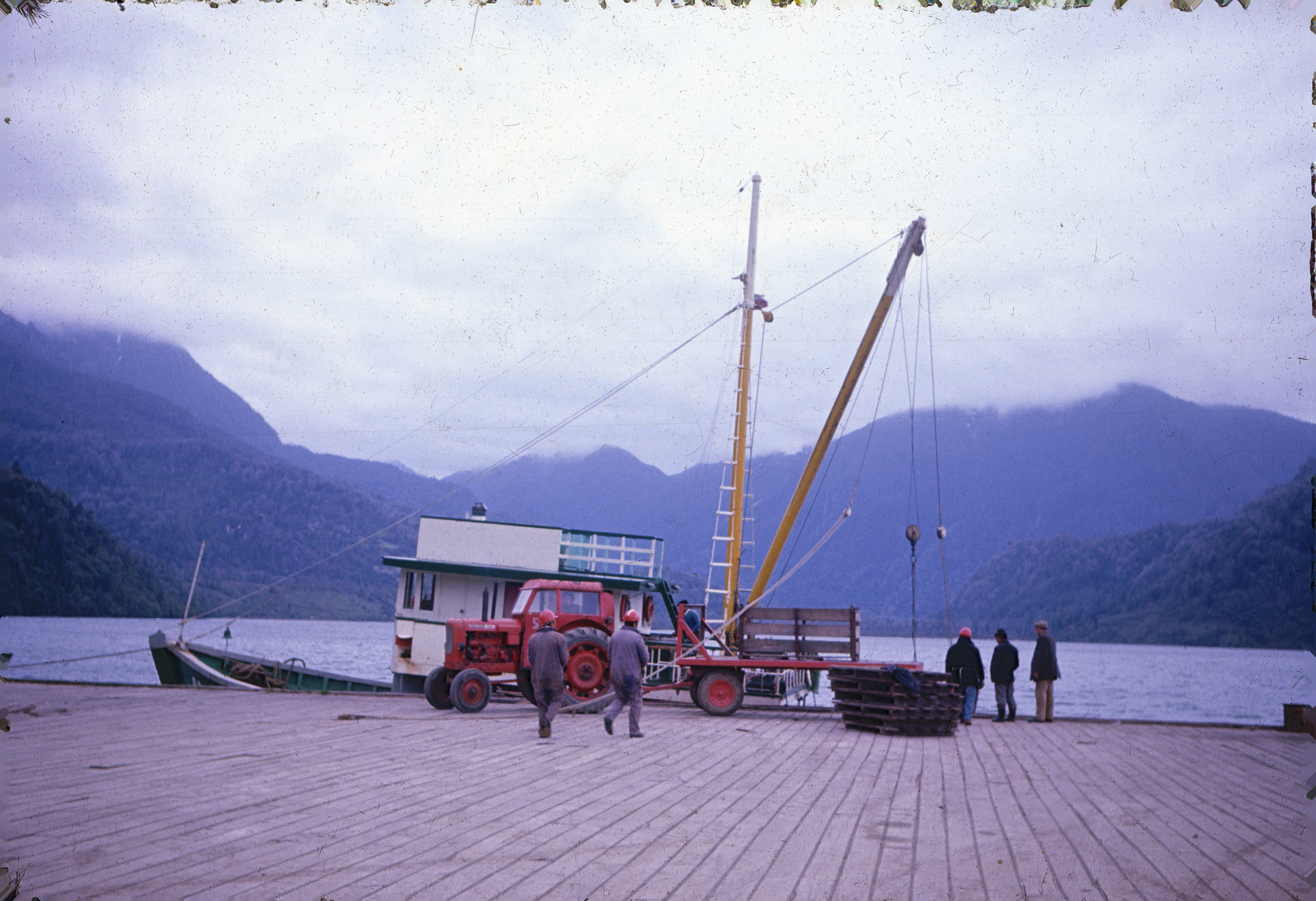 Muelle en Puerto Boires 1967