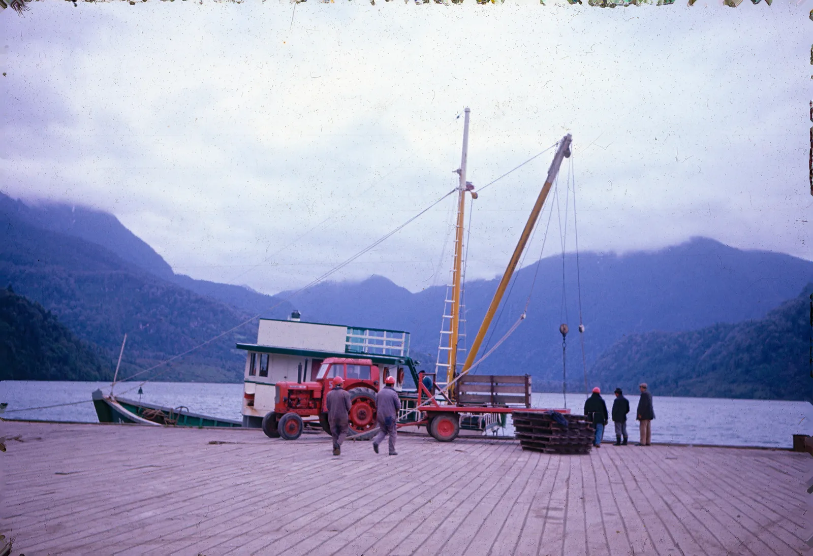 Muelle en Puerto Boires 1967