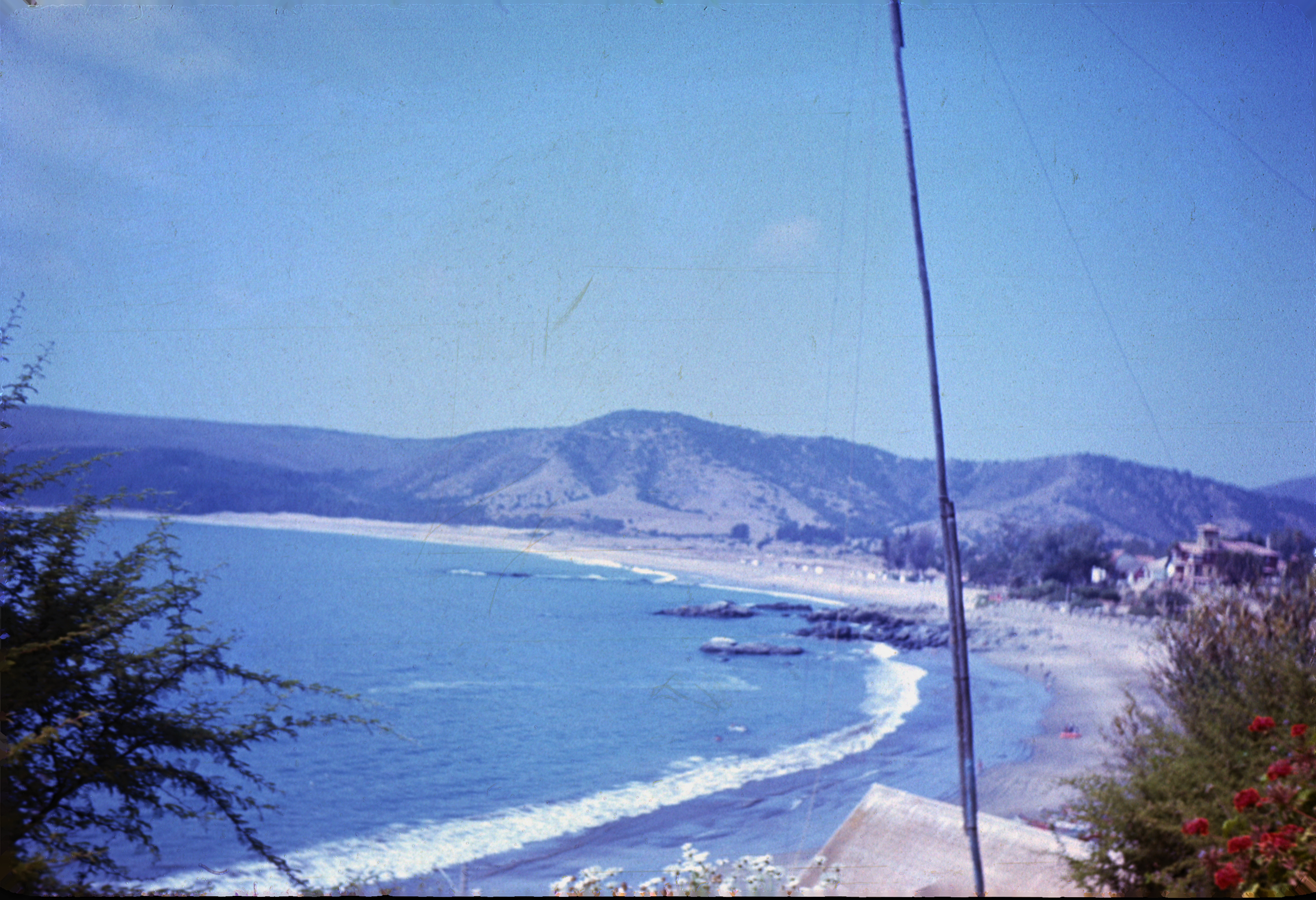 Bahía de Papudo en 1971