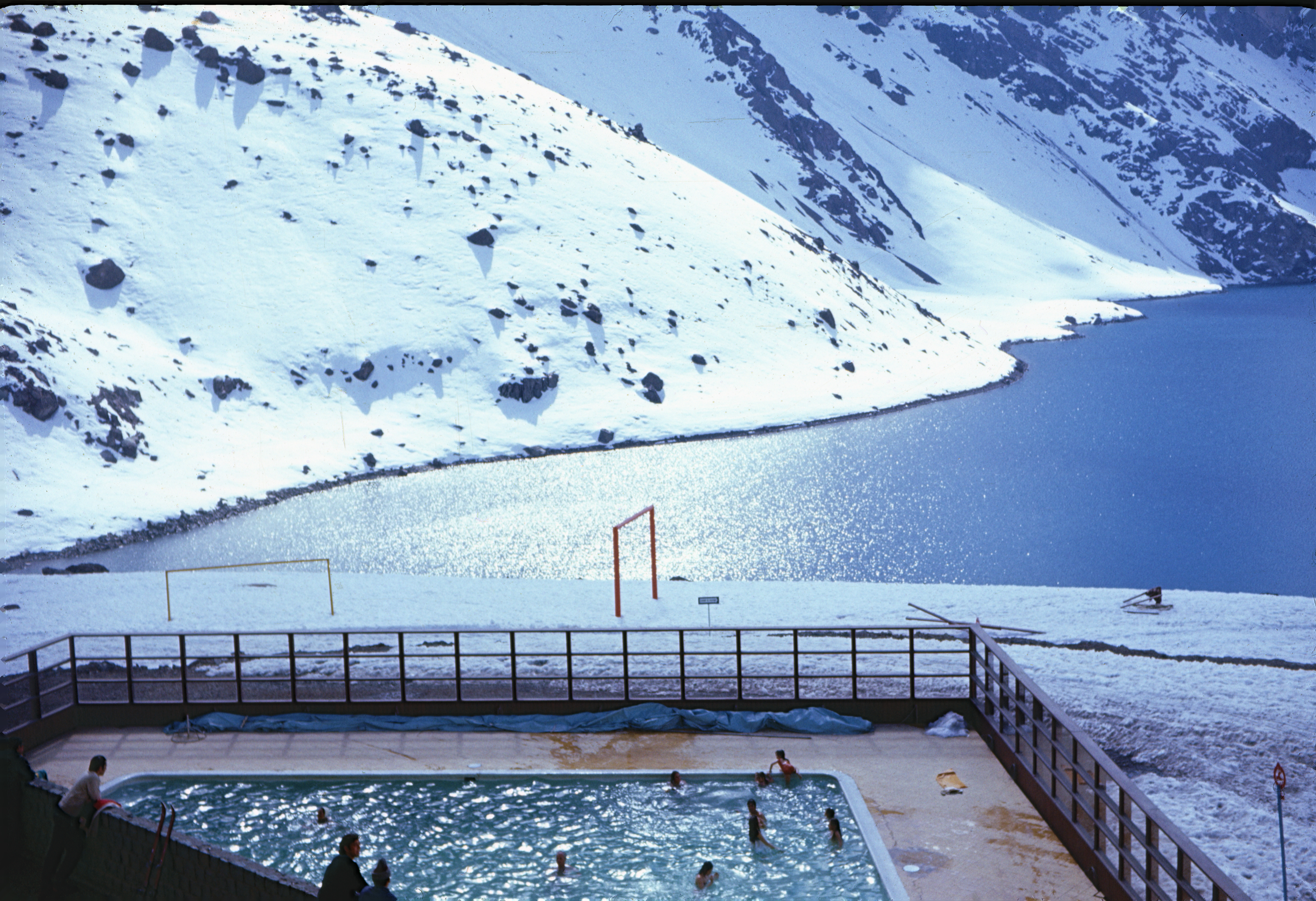 Piscina Hotel Portillo en los 60s