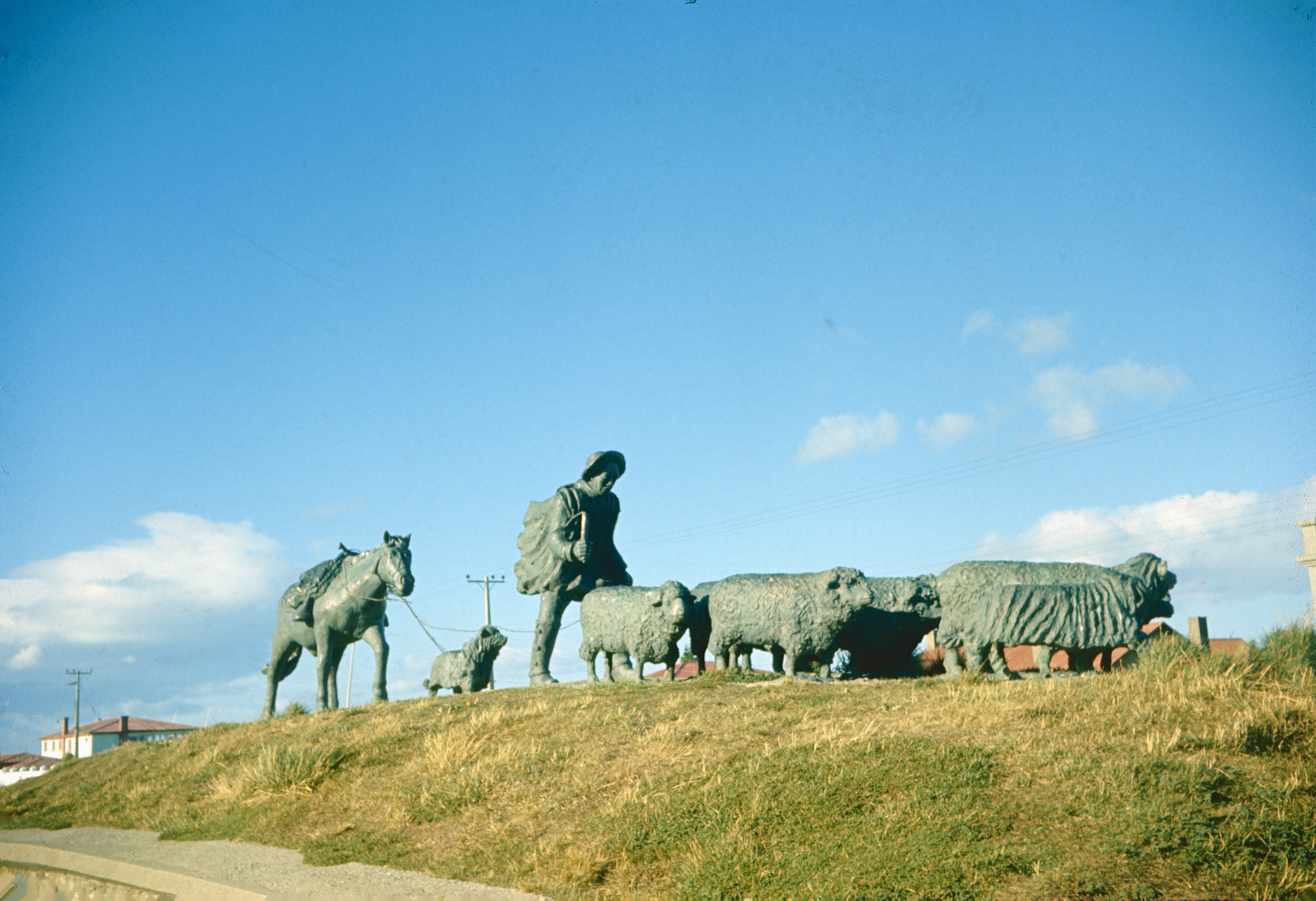 Monumento al ovejero en 1967