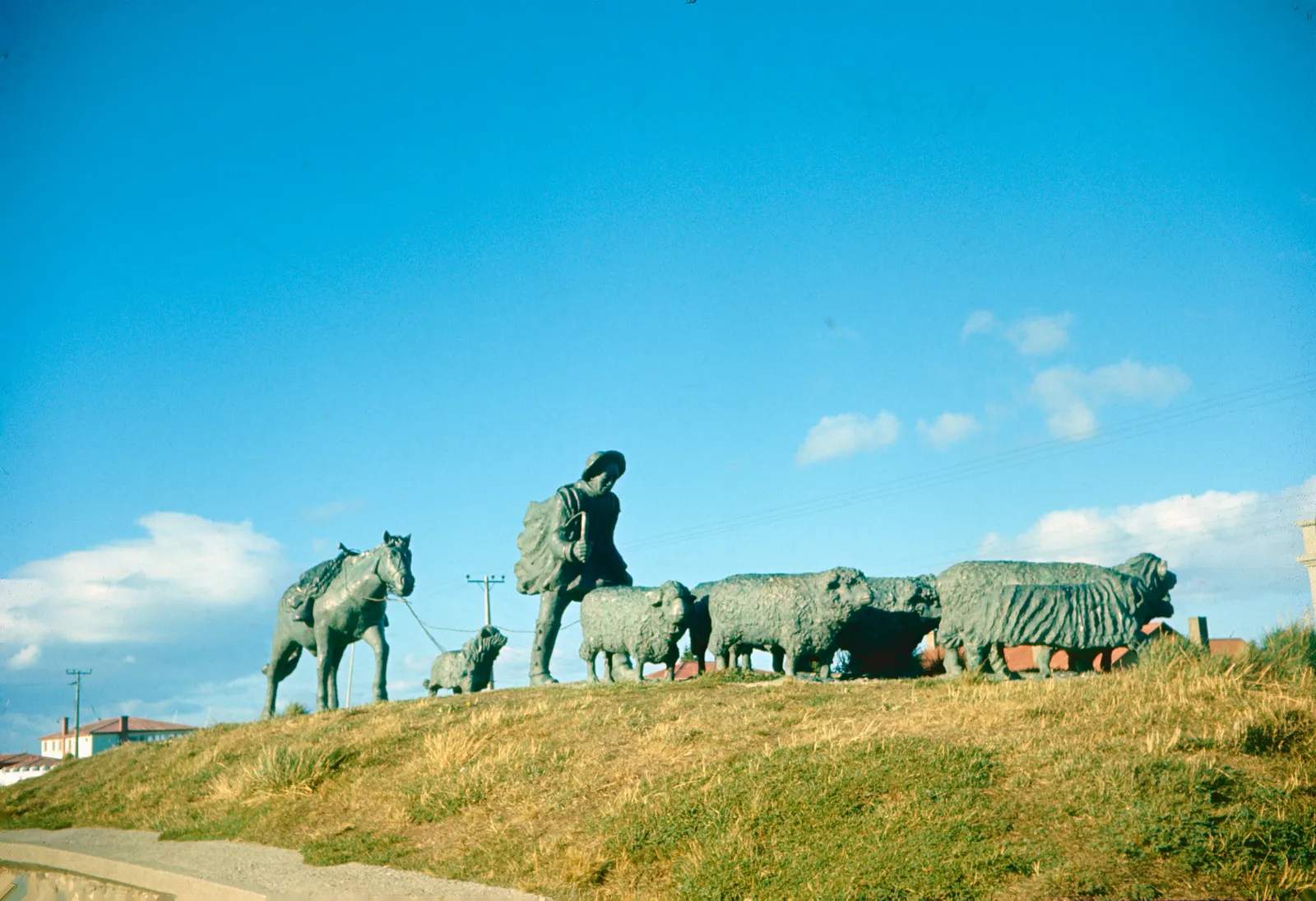 Monumento al ovejero en 1967