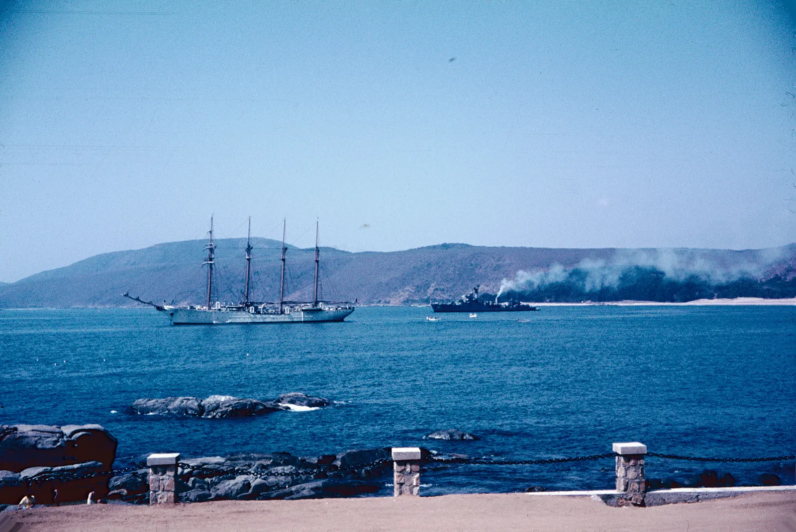 La Esmeralda en Papudo en 1968