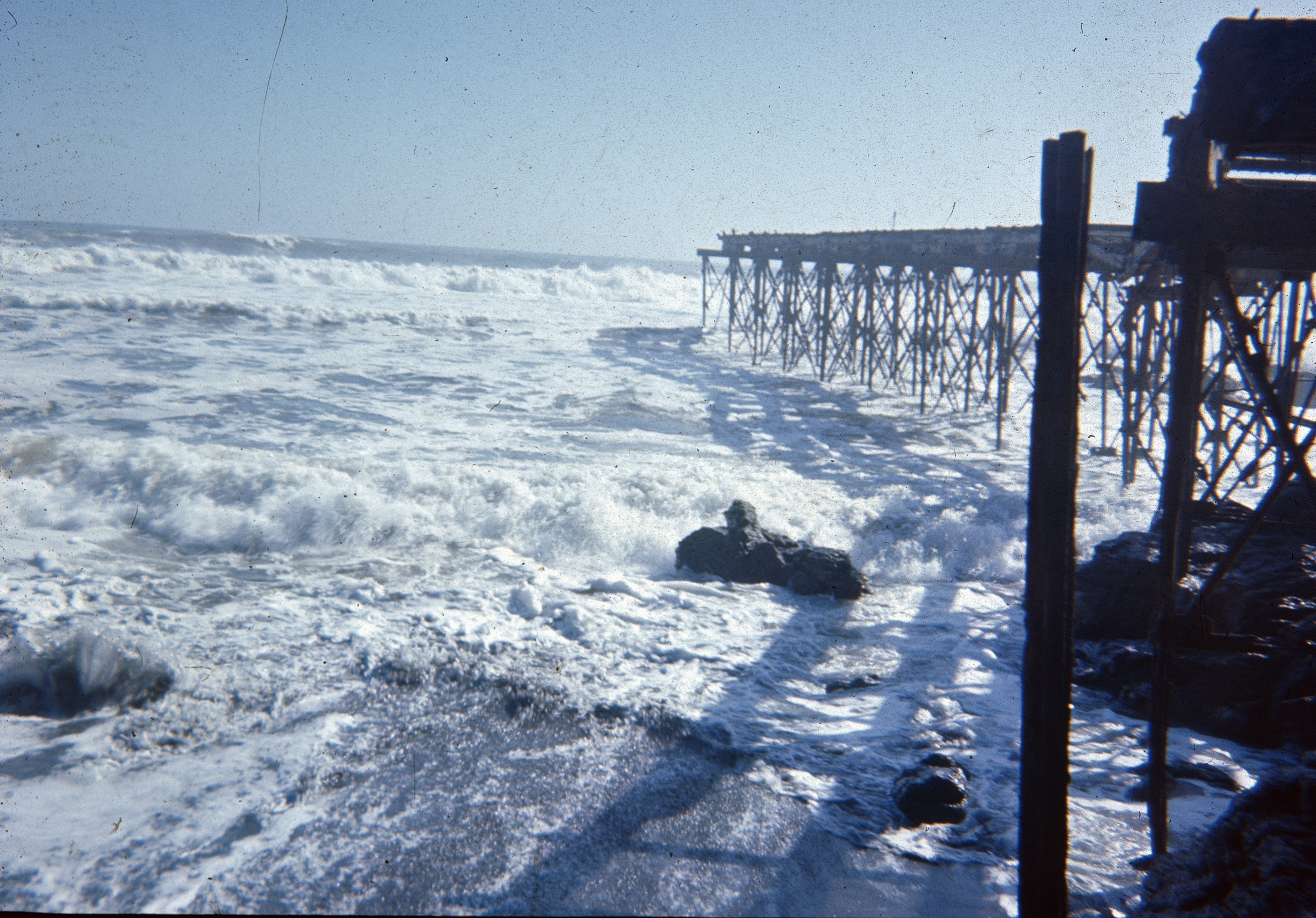 Muelle de Llico en 1960