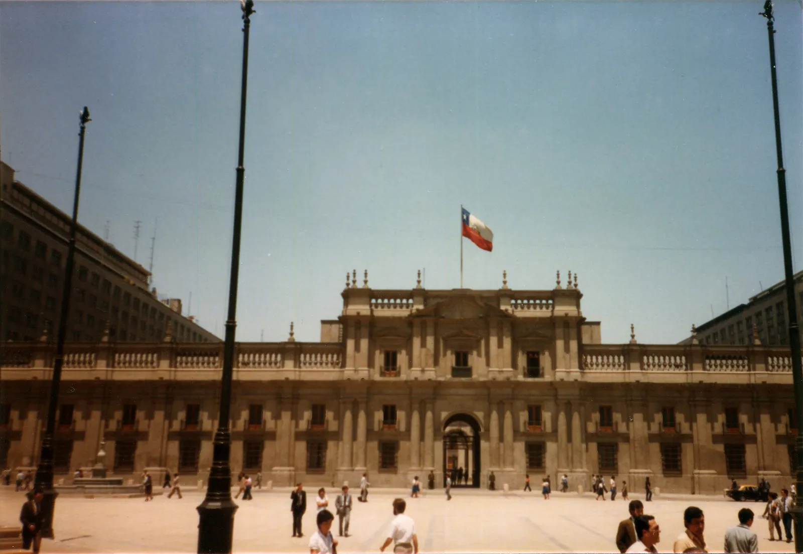 Palacio La Moneda en 1983