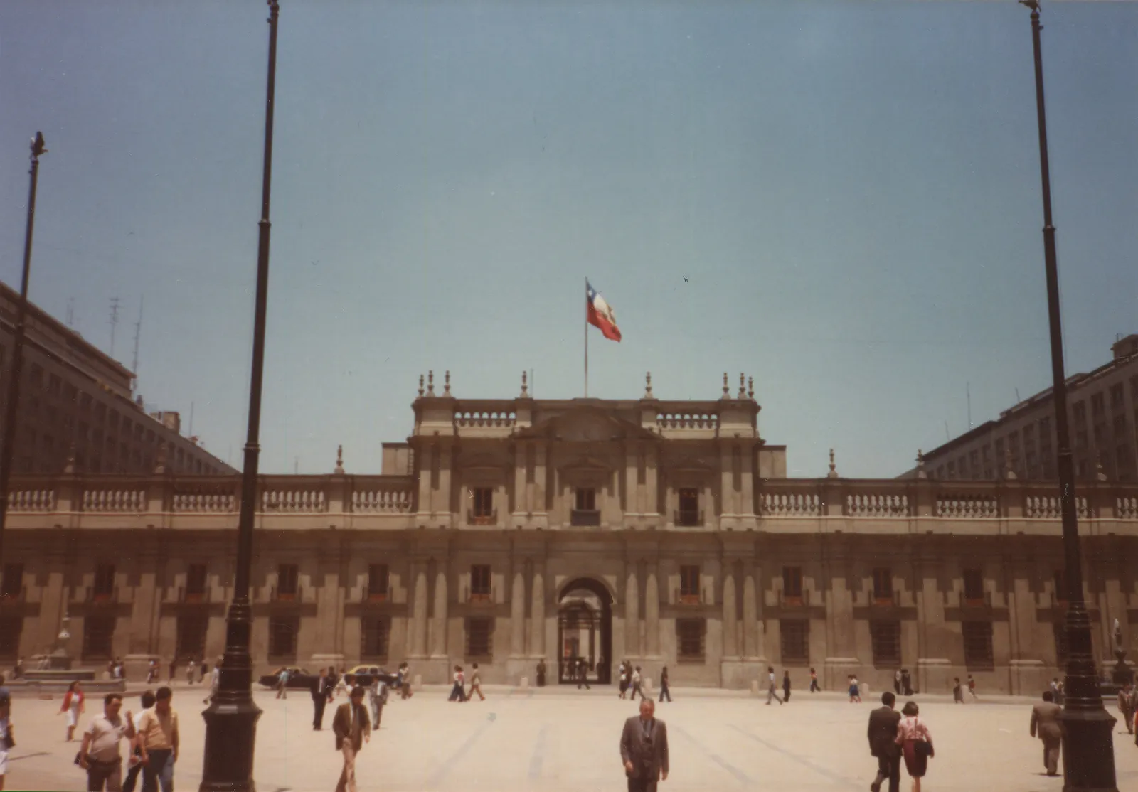 Palacio de La Moneda en 1983