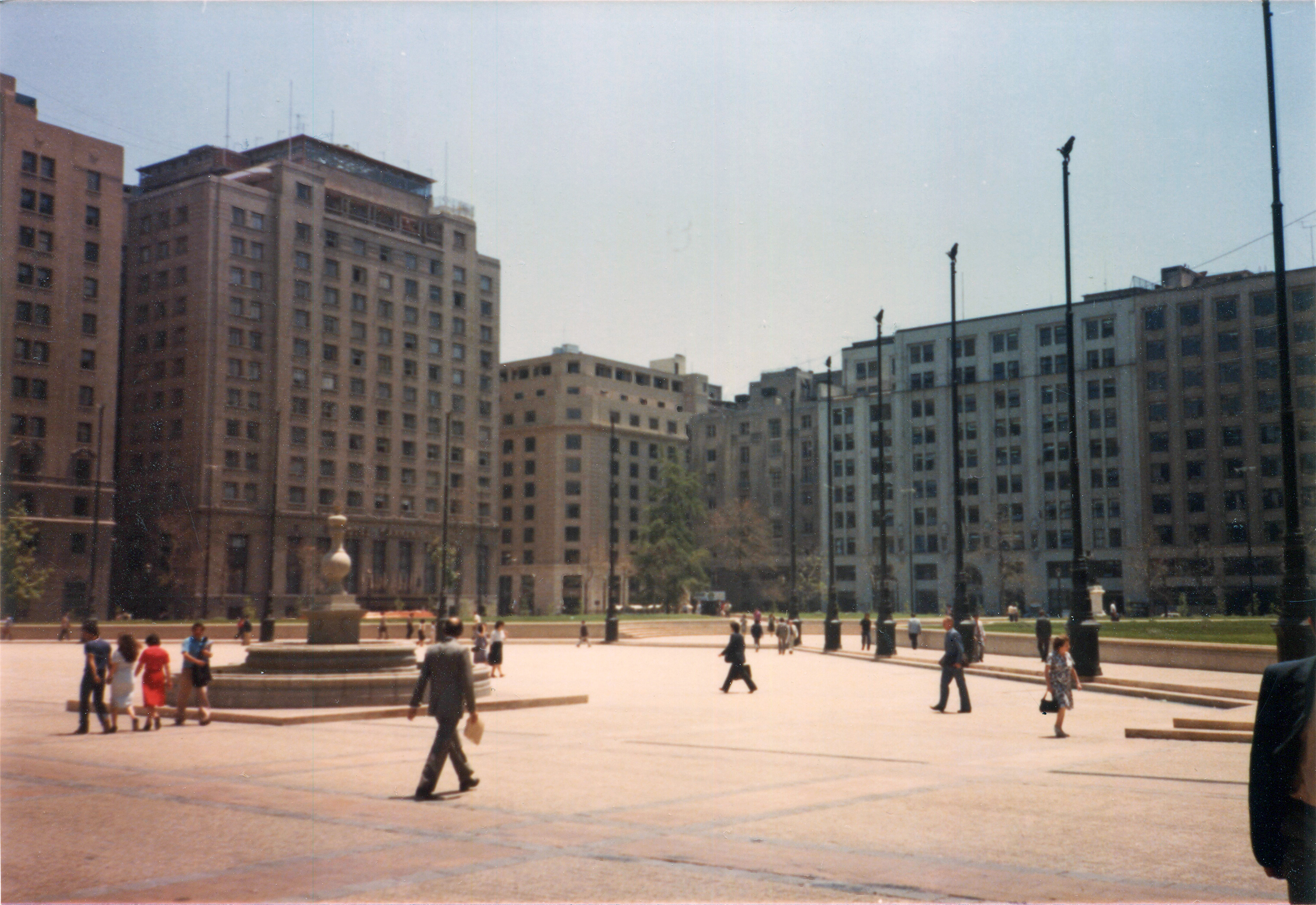Plaza de la Constitución en 1983
