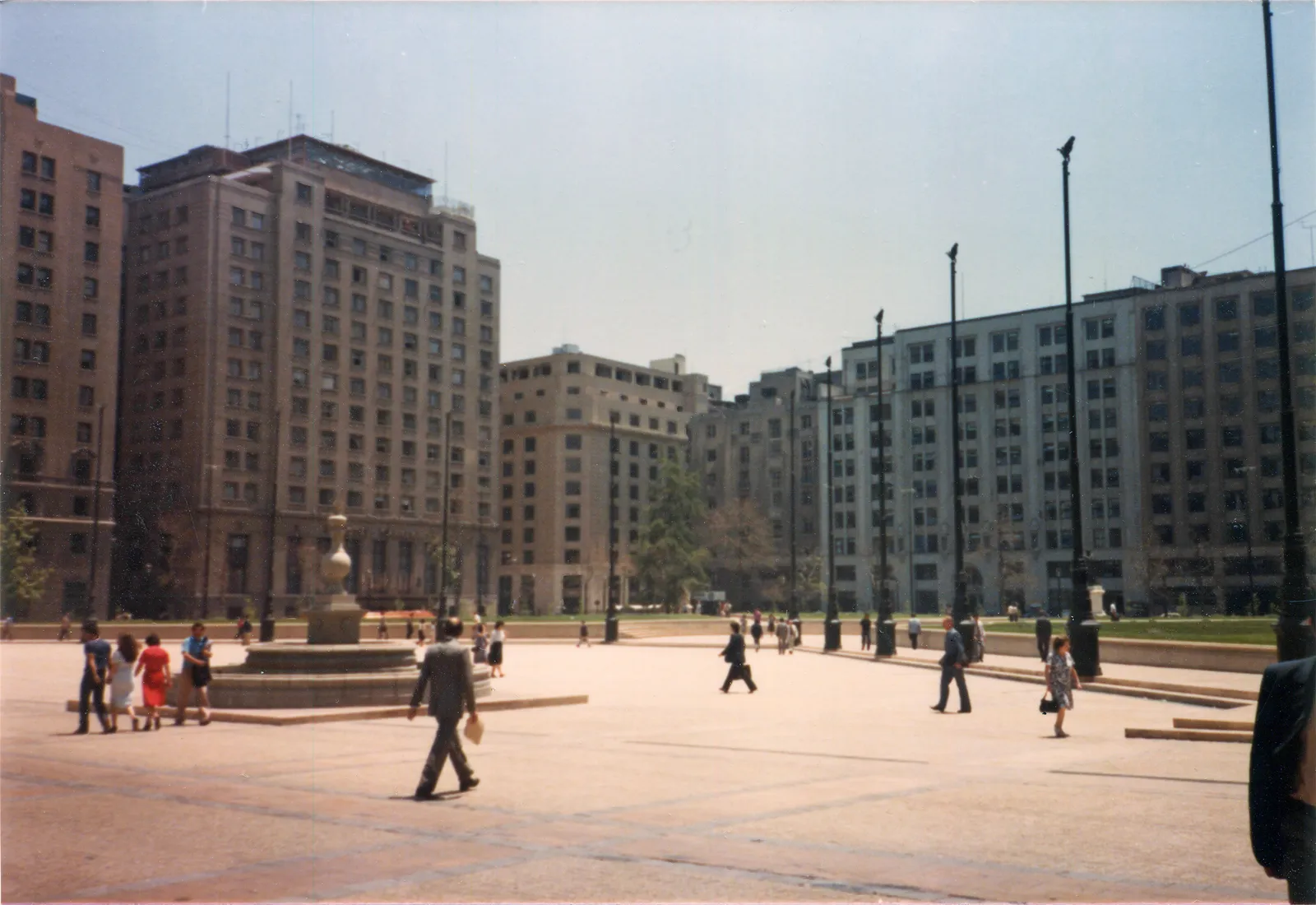 Plaza de la Constitución en 1983