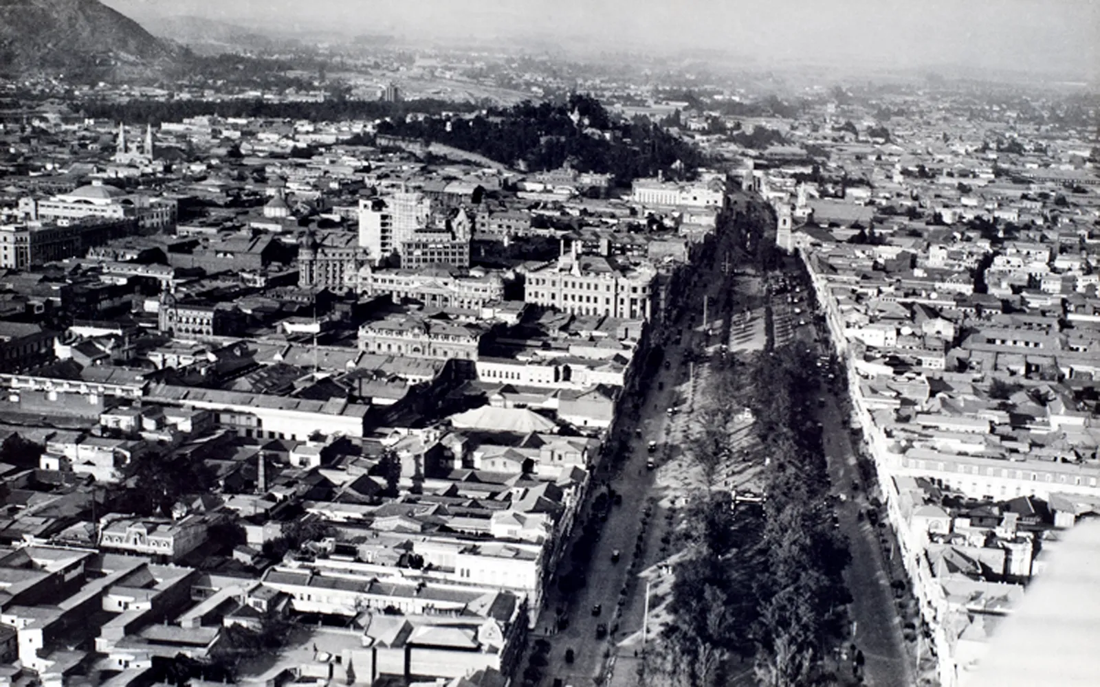 Alameda desde el aire en 1929