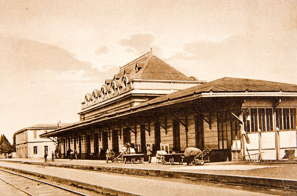 Estación de Trenes de Temuco en 1926