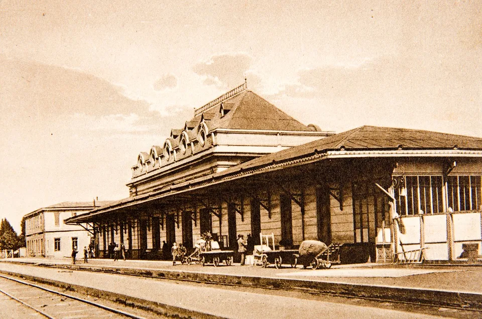 Estación de Trenes de Temuco en 1926