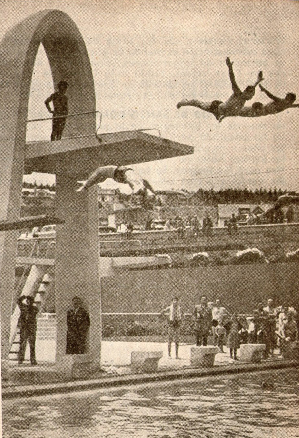 Piscina Rocas de Santo Domingo en 1949