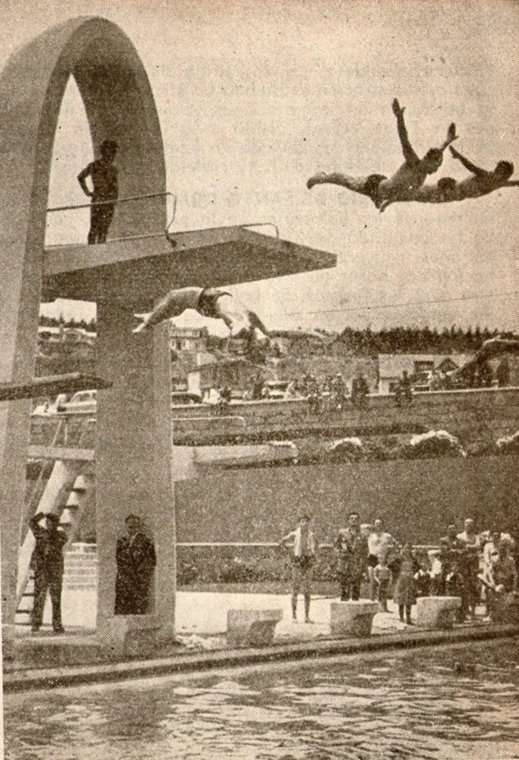 Piscina Rocas de Santo Domingo en 1949