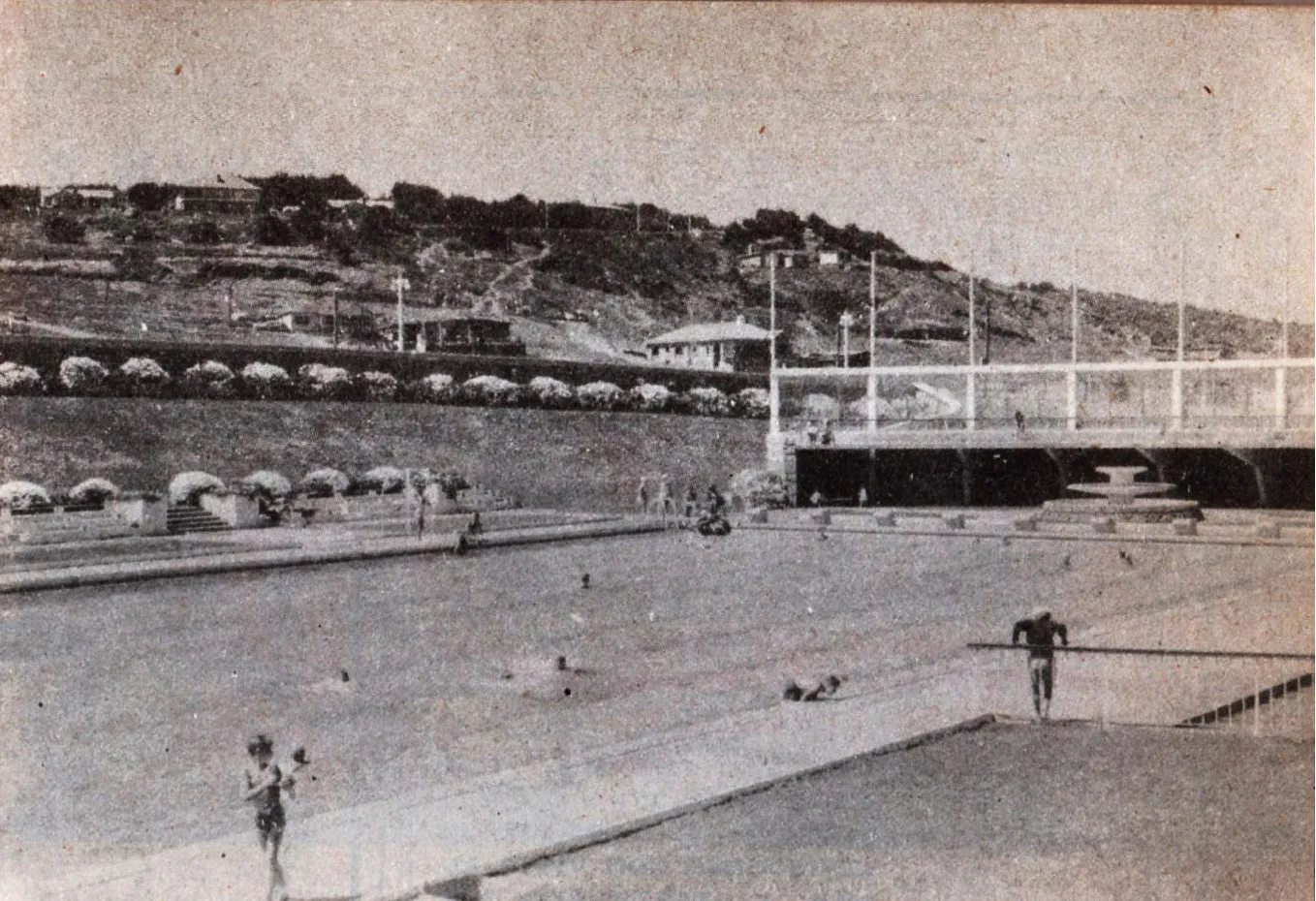 Piscina Rocas de Santo Domingo en 1949