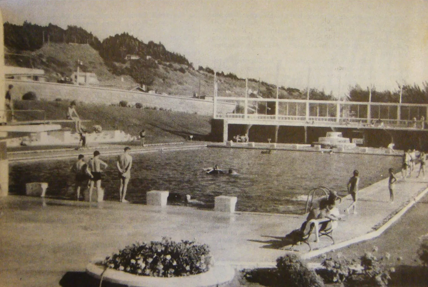 Piscina Rocas de Santo Domingo en 1949