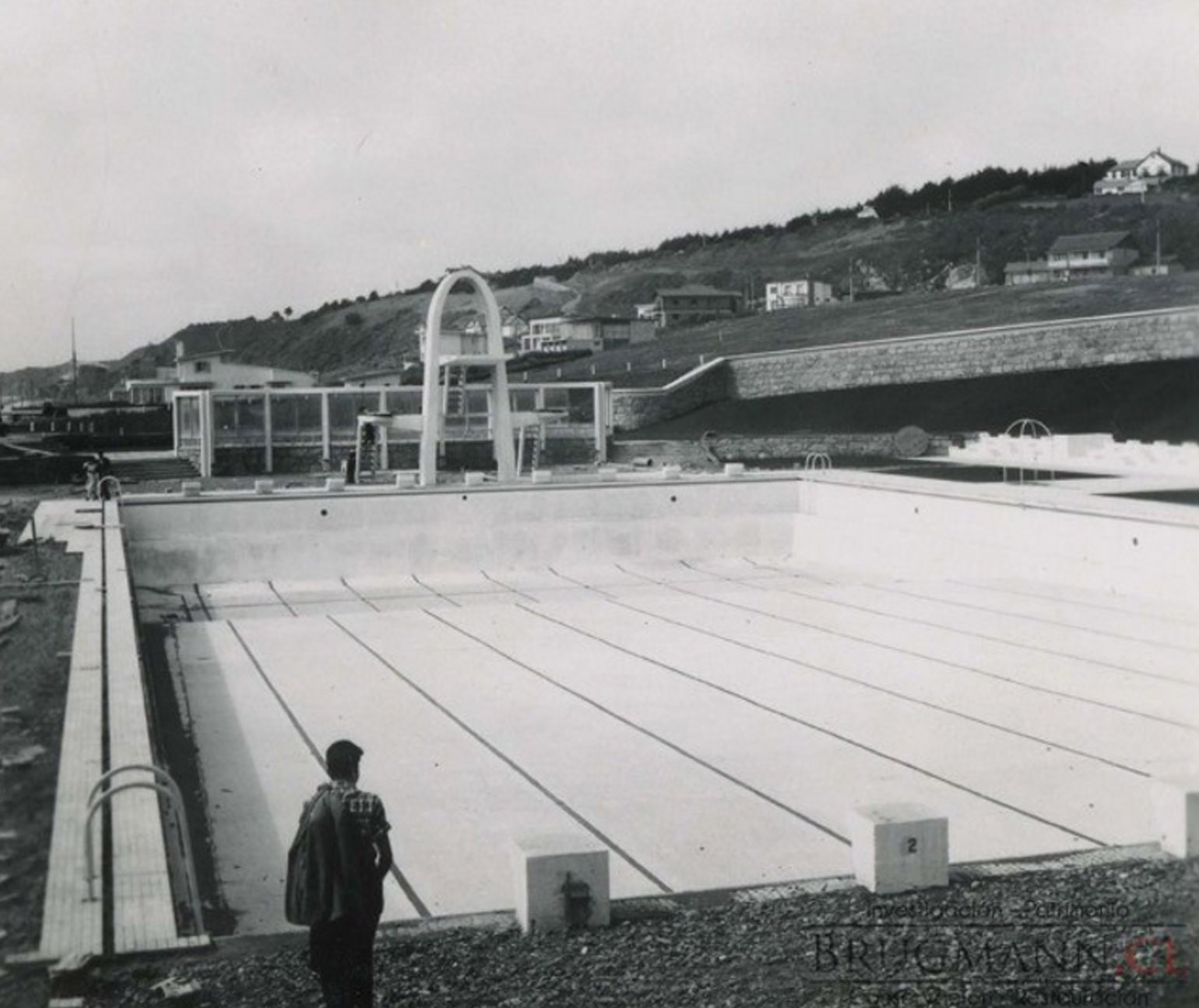 Piscina Rocas de Santo Domingo circa 1950