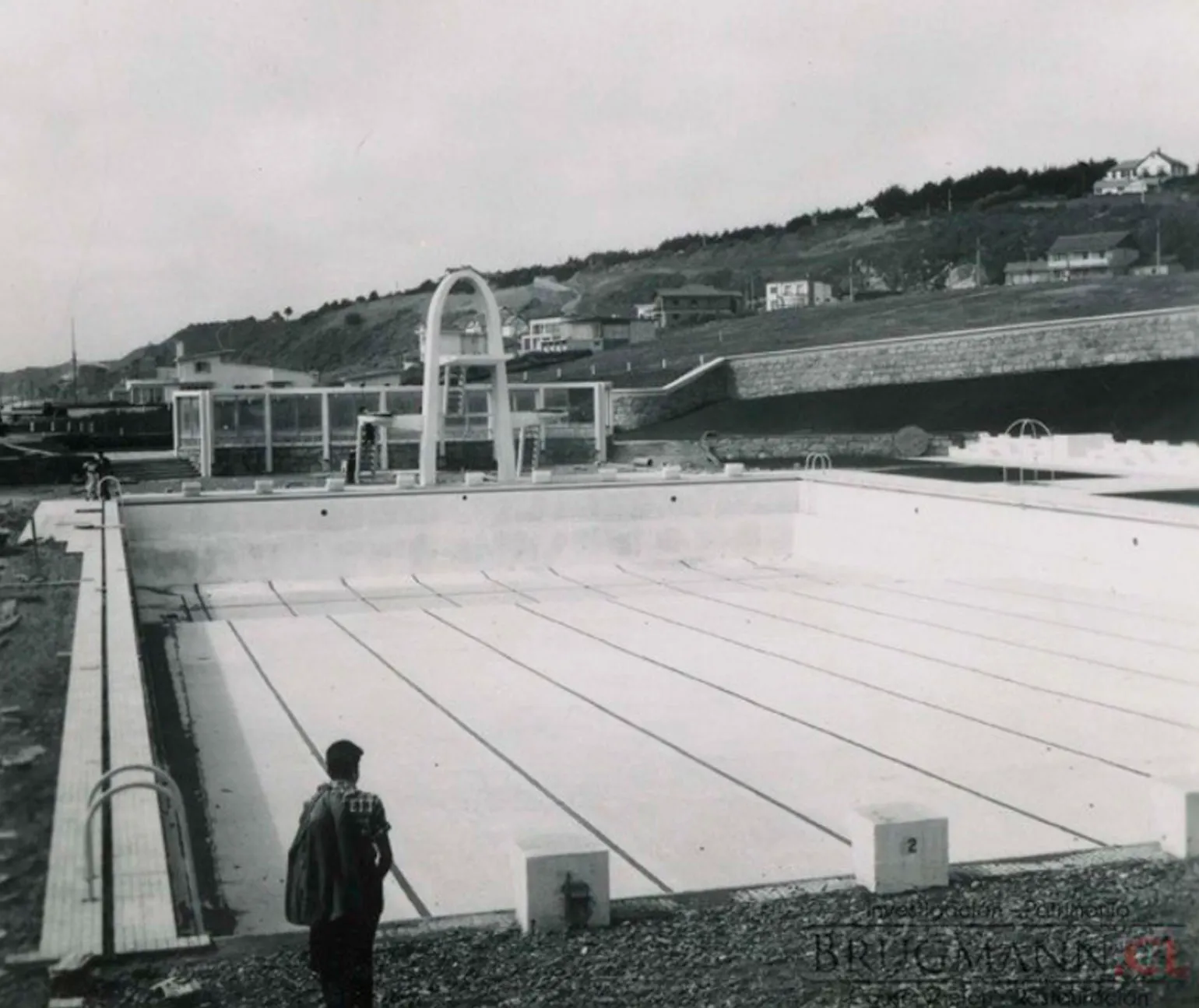 Piscina Rocas de Santo Domingo circa 1950