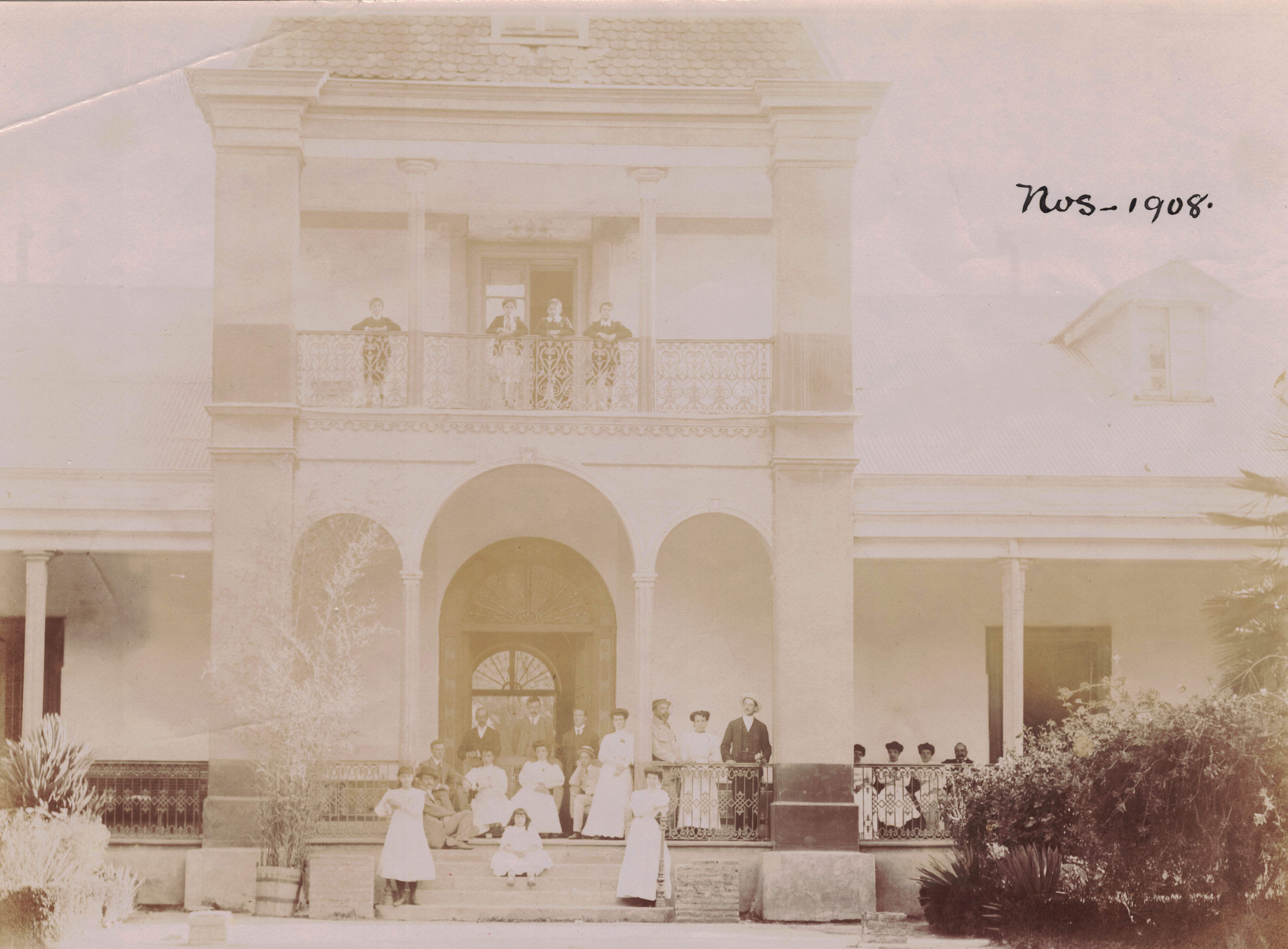 Casona de Nos en 1908