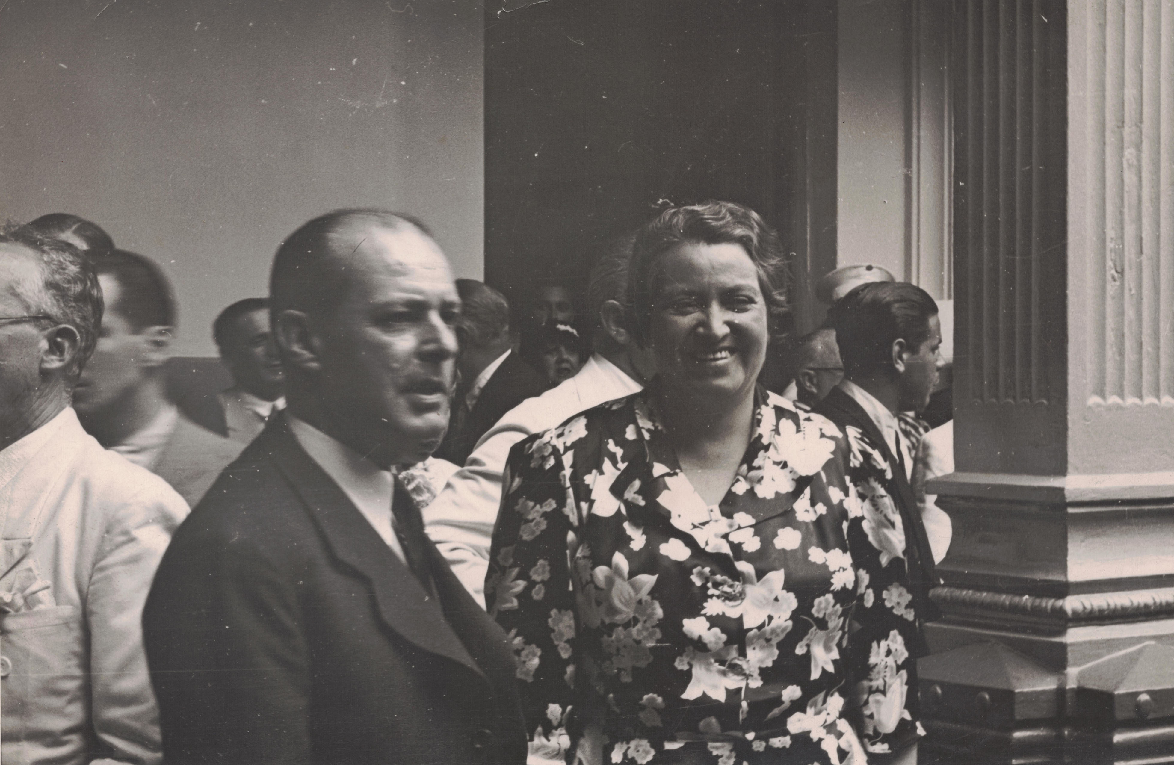 Gabriela Mistral en los 50s