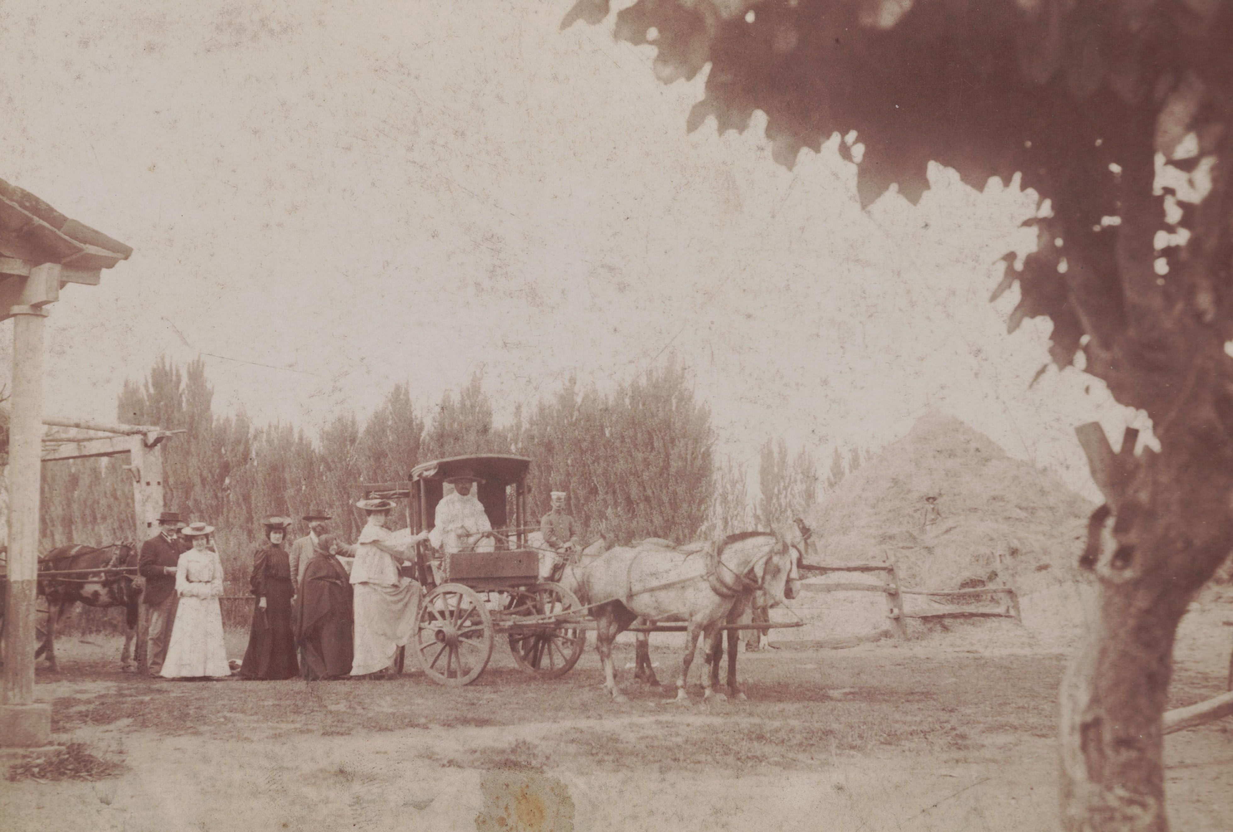 Carruaje en Limache en 1910