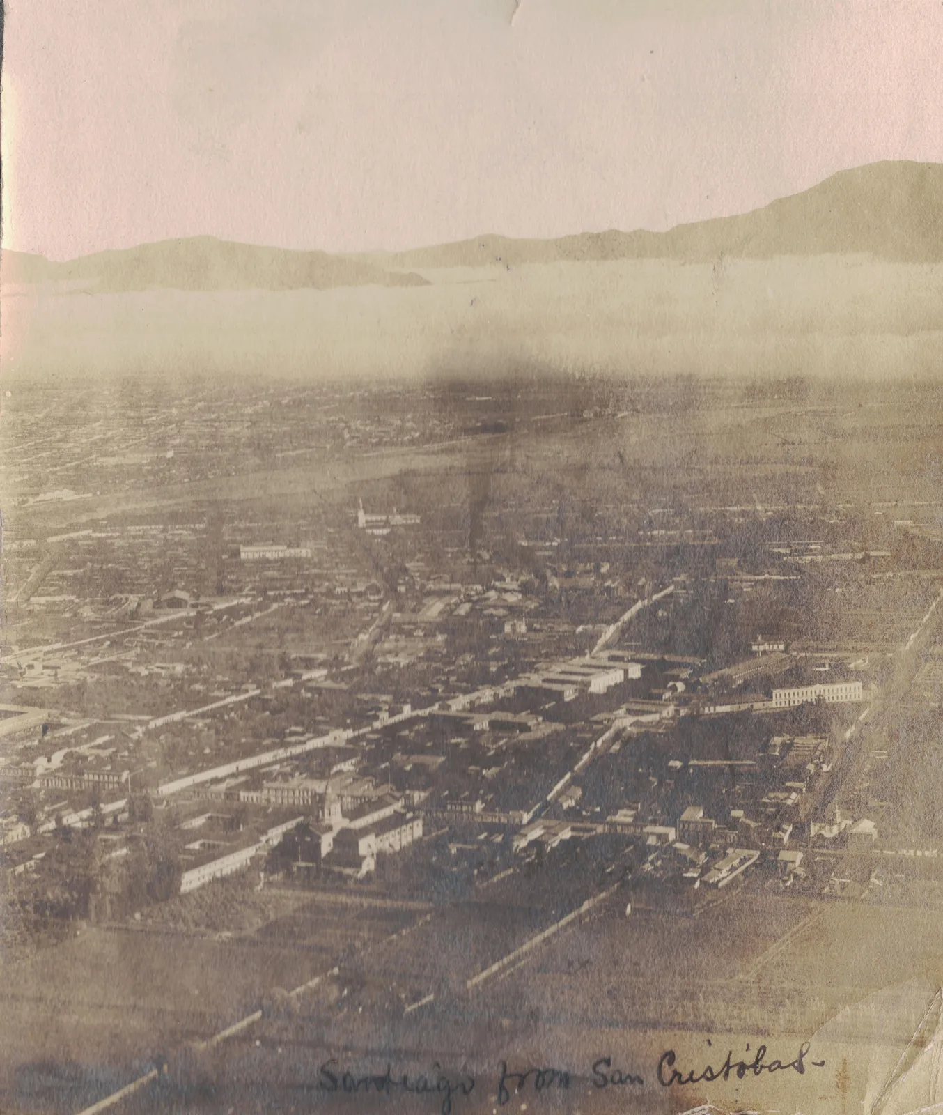 Panorámica de Recoleta en 1907
