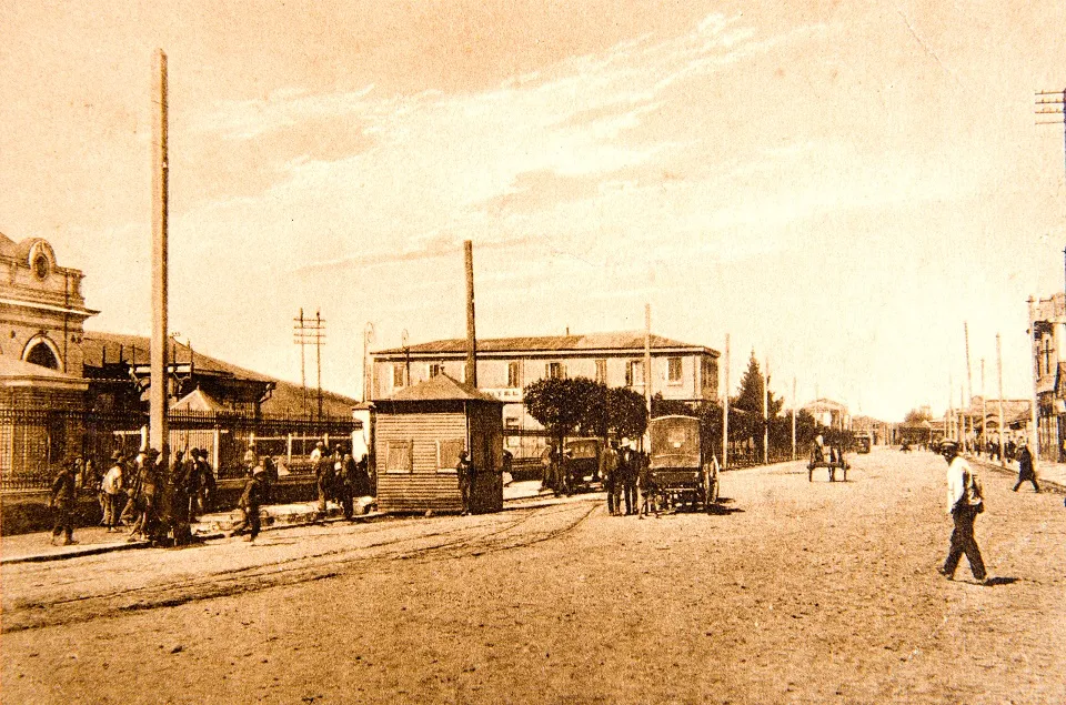 Temuco, Estación de Trenes, ca. 1925