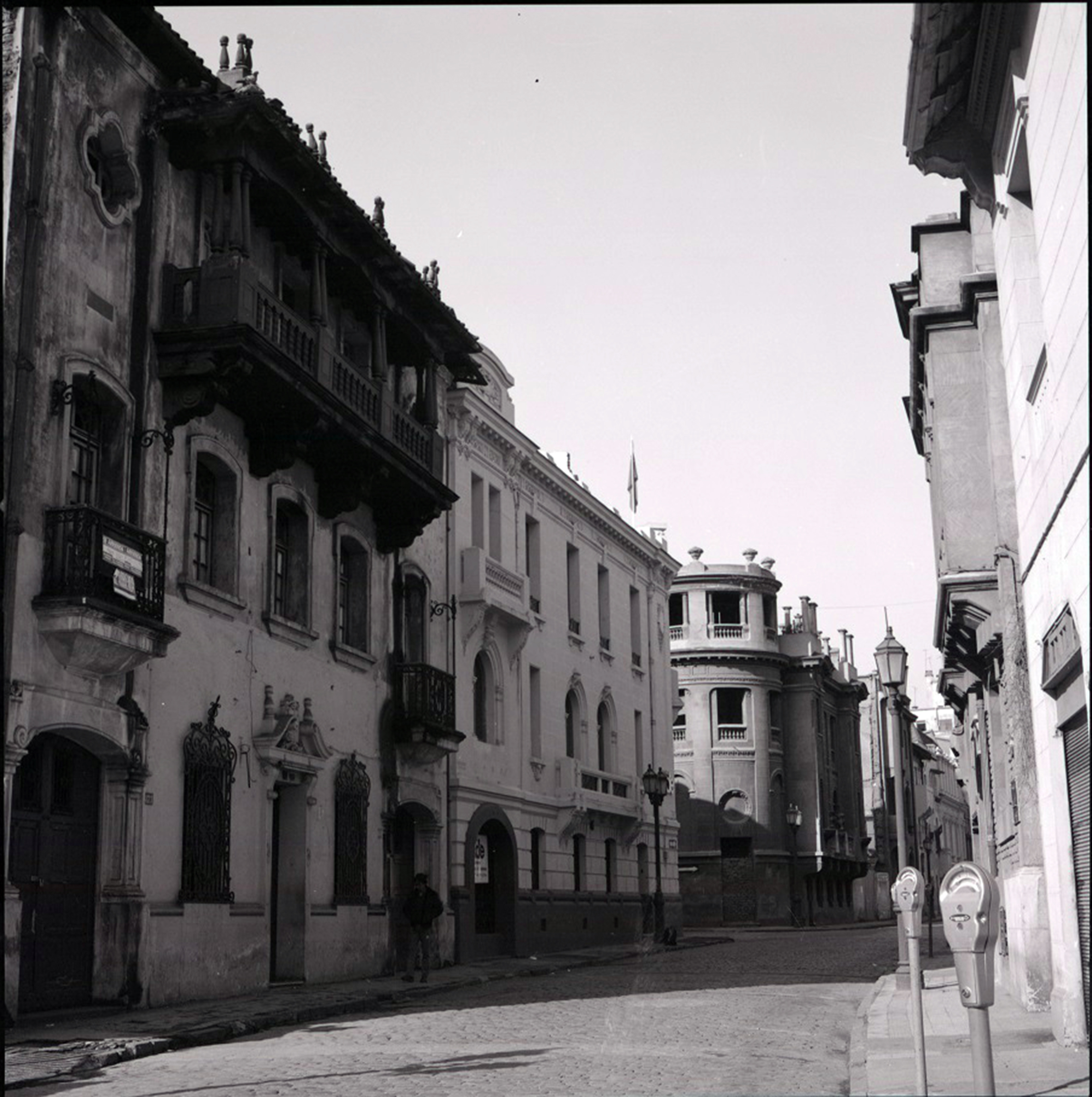 Calle Paris de Santiago en 1983