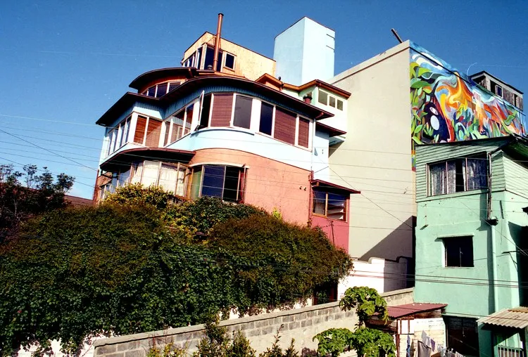 Casa Museo La Sebastiana, Valparaíso en 1999