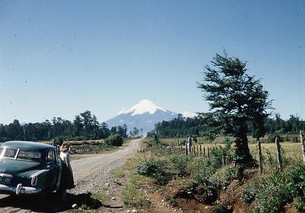 Volcán Osorno en 1953