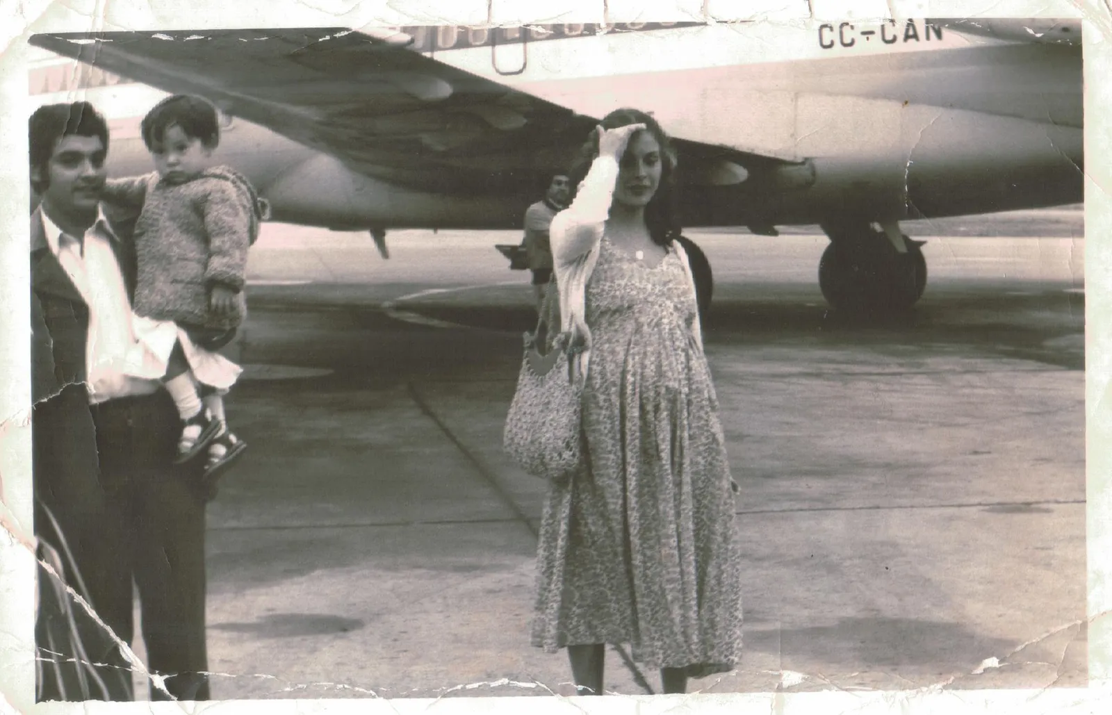 Aeropuerto de Santiago en 1978