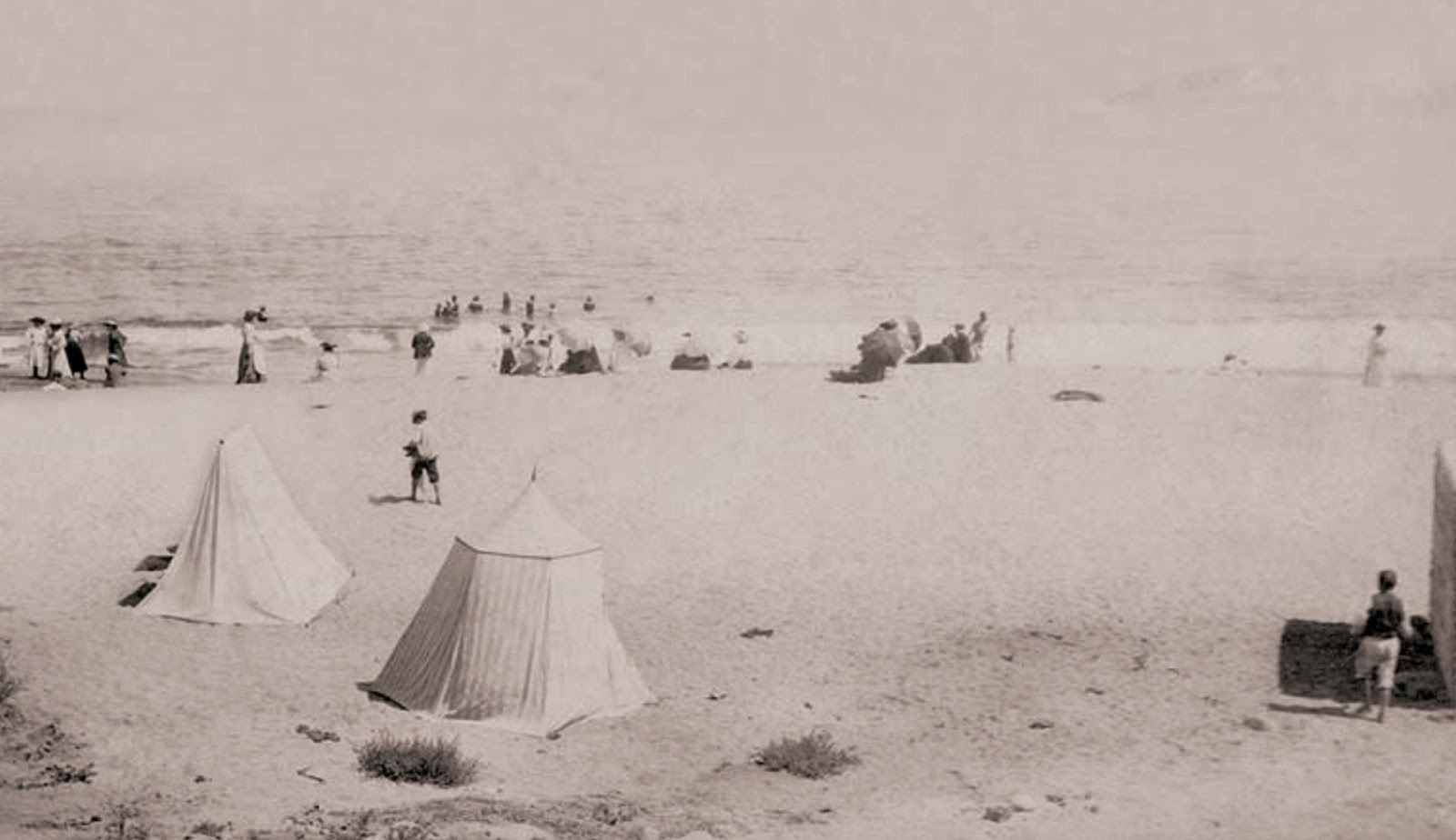 Playa de Zapallar en 1905