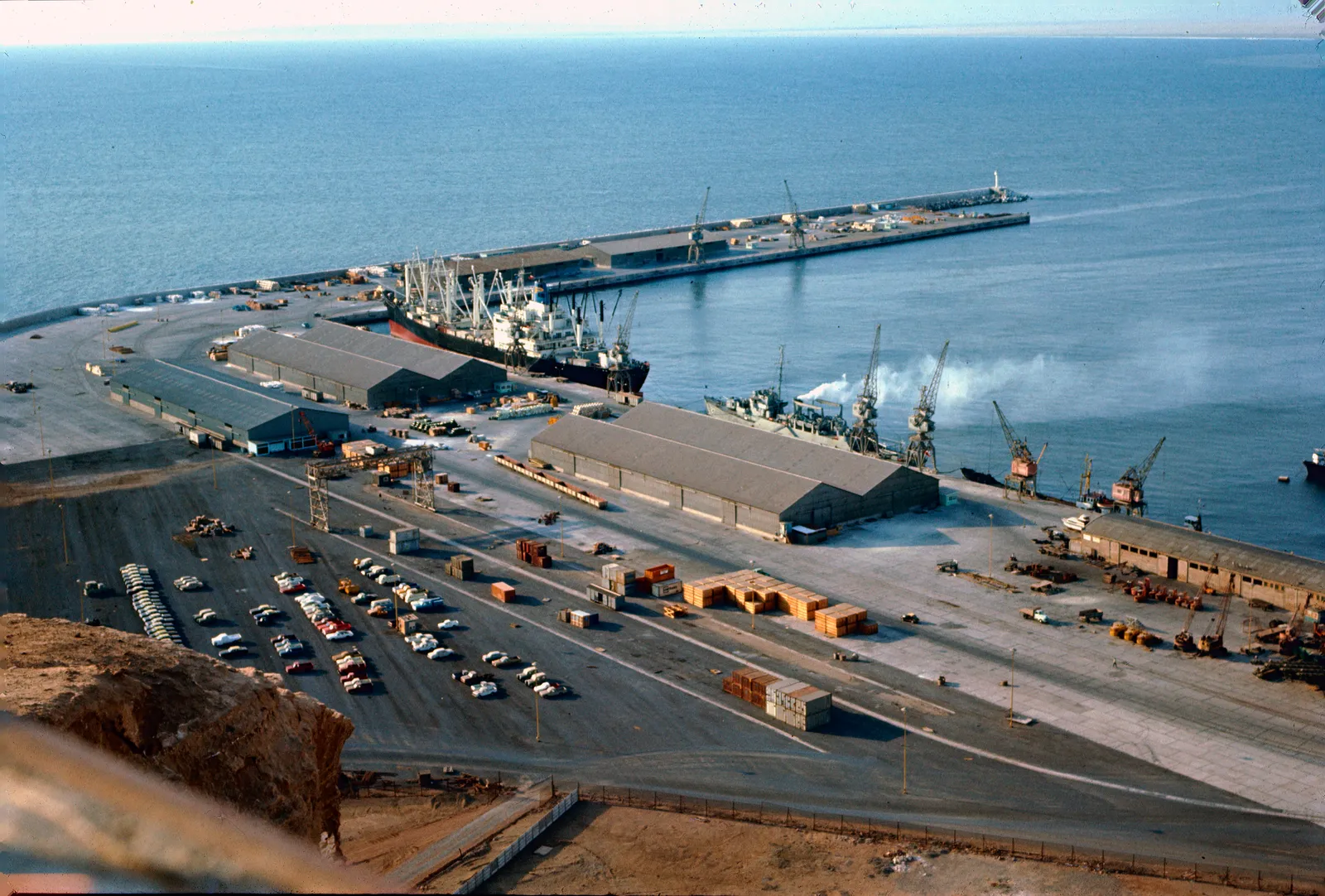 Vista Puerto de Arica año 1960