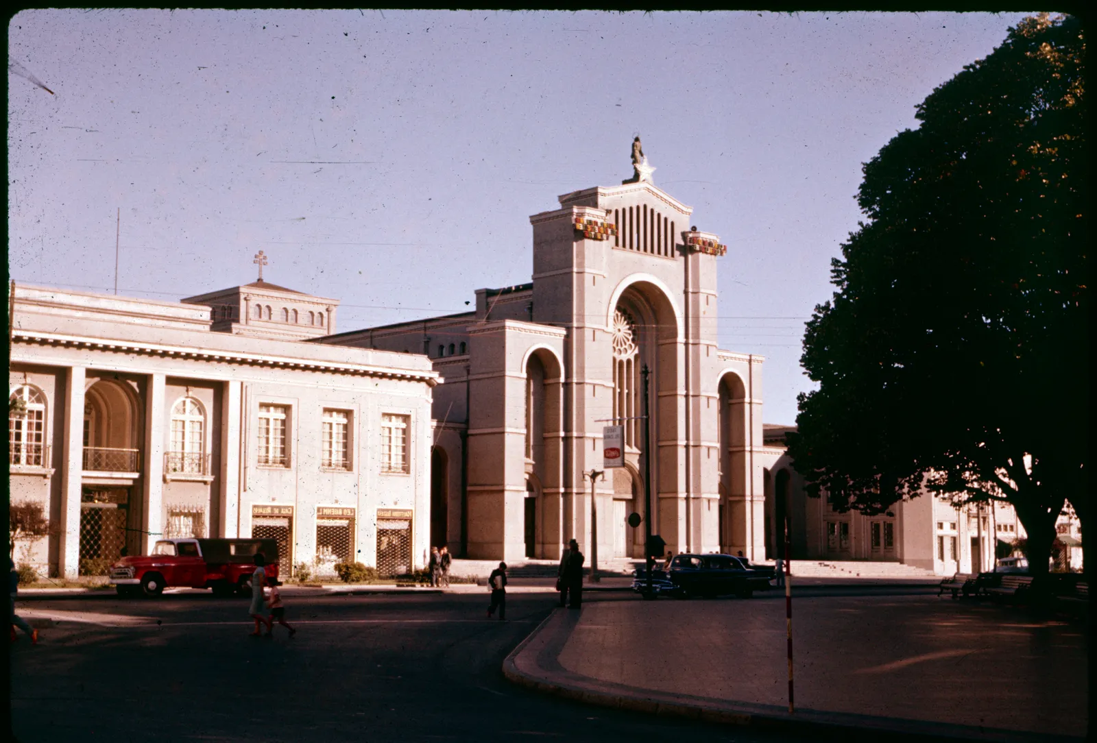 Fachada Catedral de Concepción en la década del 60