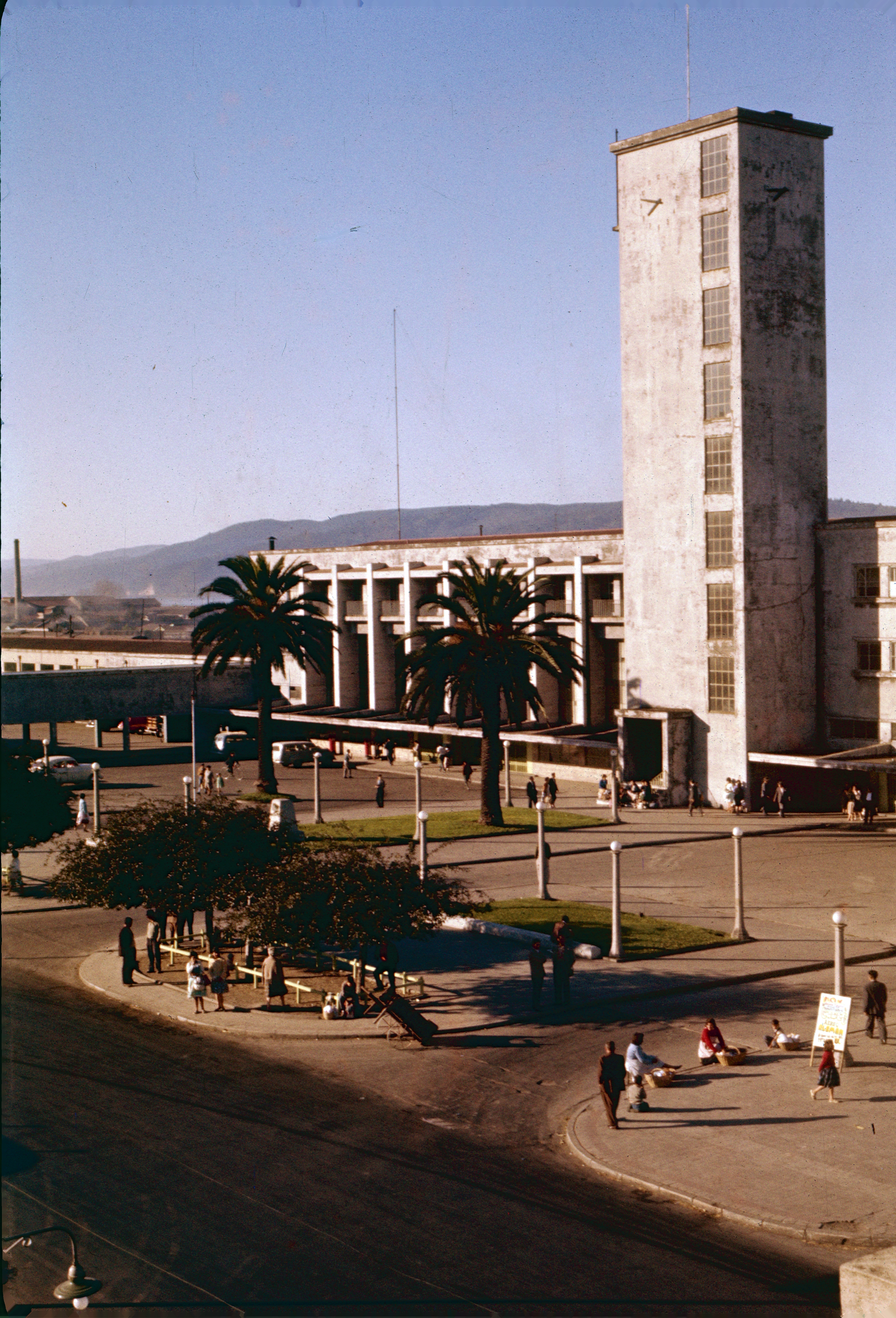 Estación de Ferrocarriles de Concepción en los años 60s
