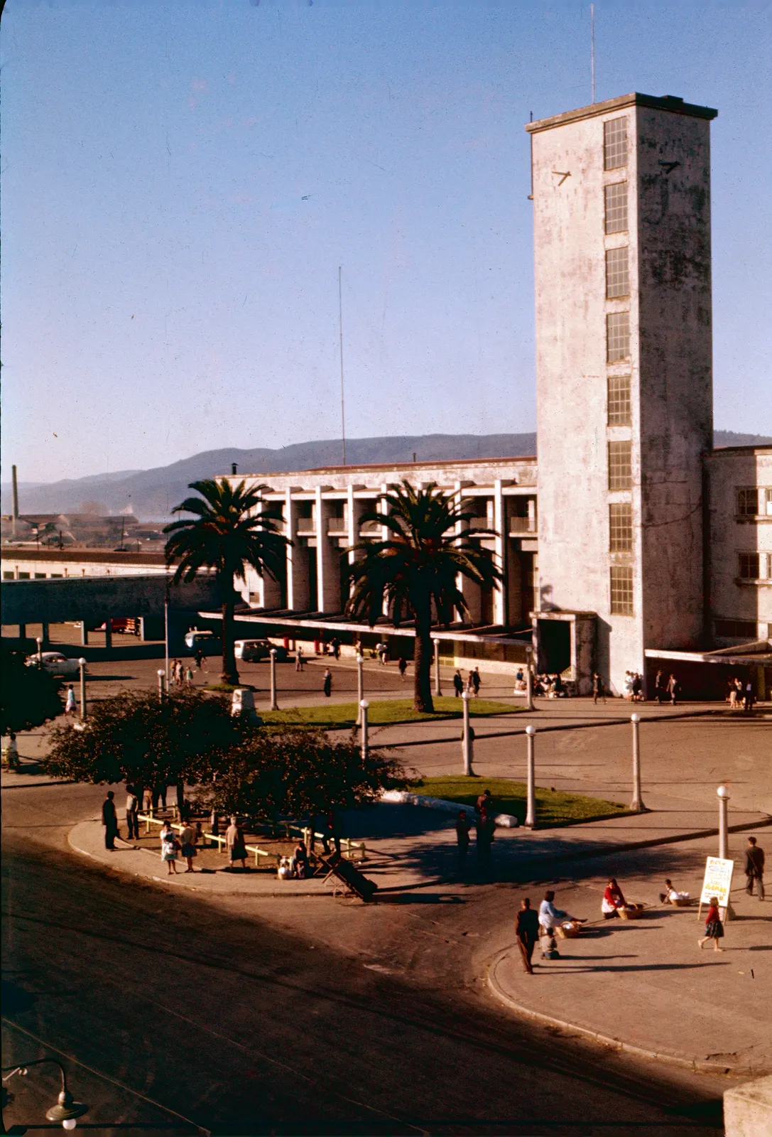 Estación de Ferrocarriles de Concepción en los años 60s