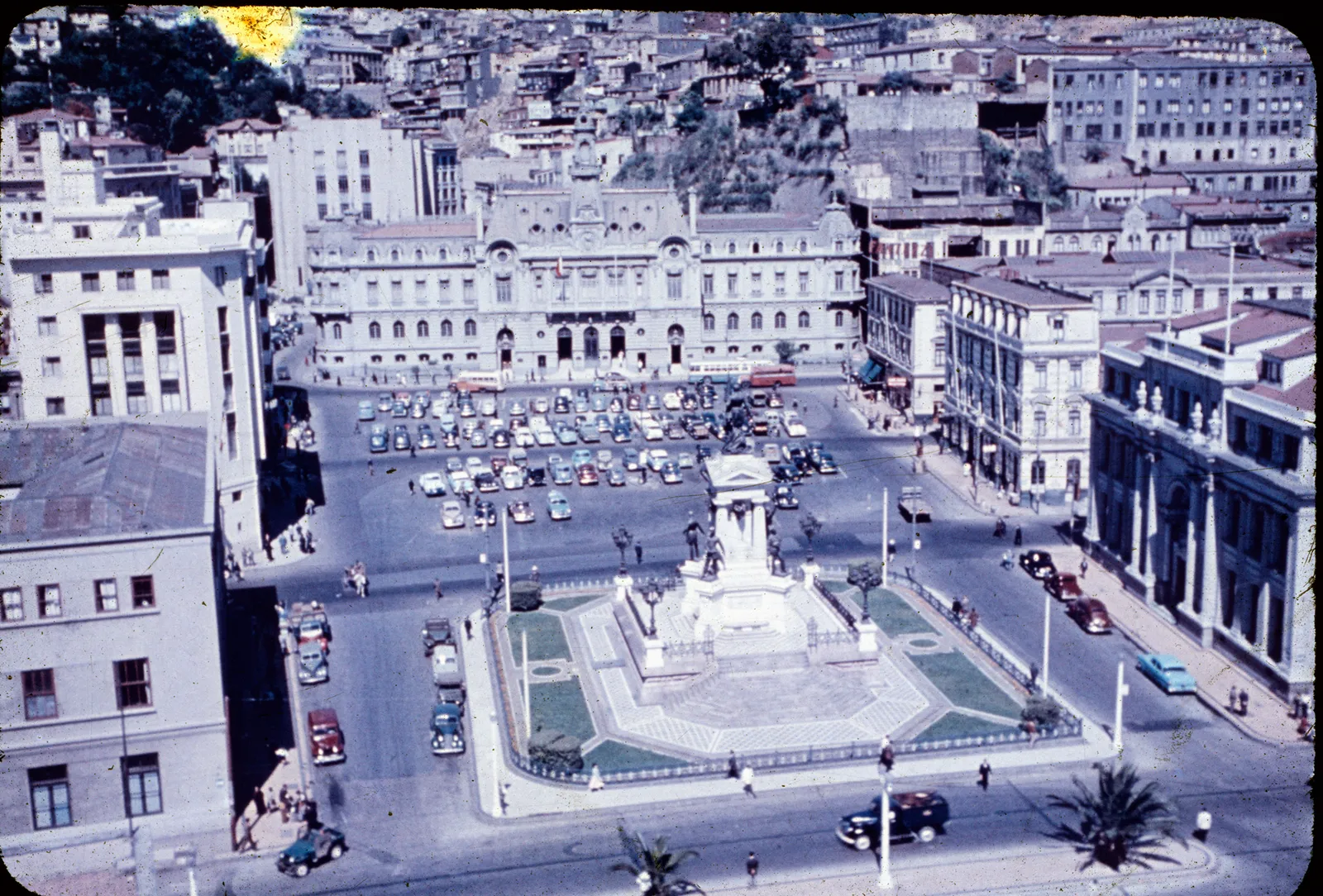 Plaza Sotomayor, Valparaíso, 1960