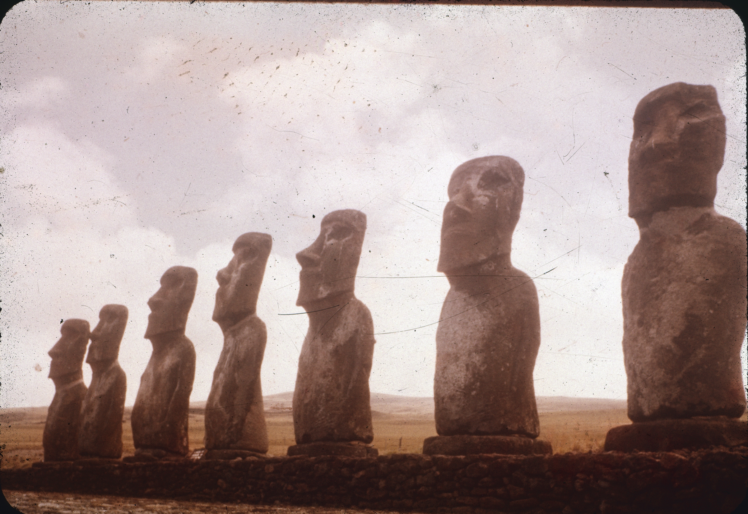 Isla De Pascua Ahu Tahai 60s