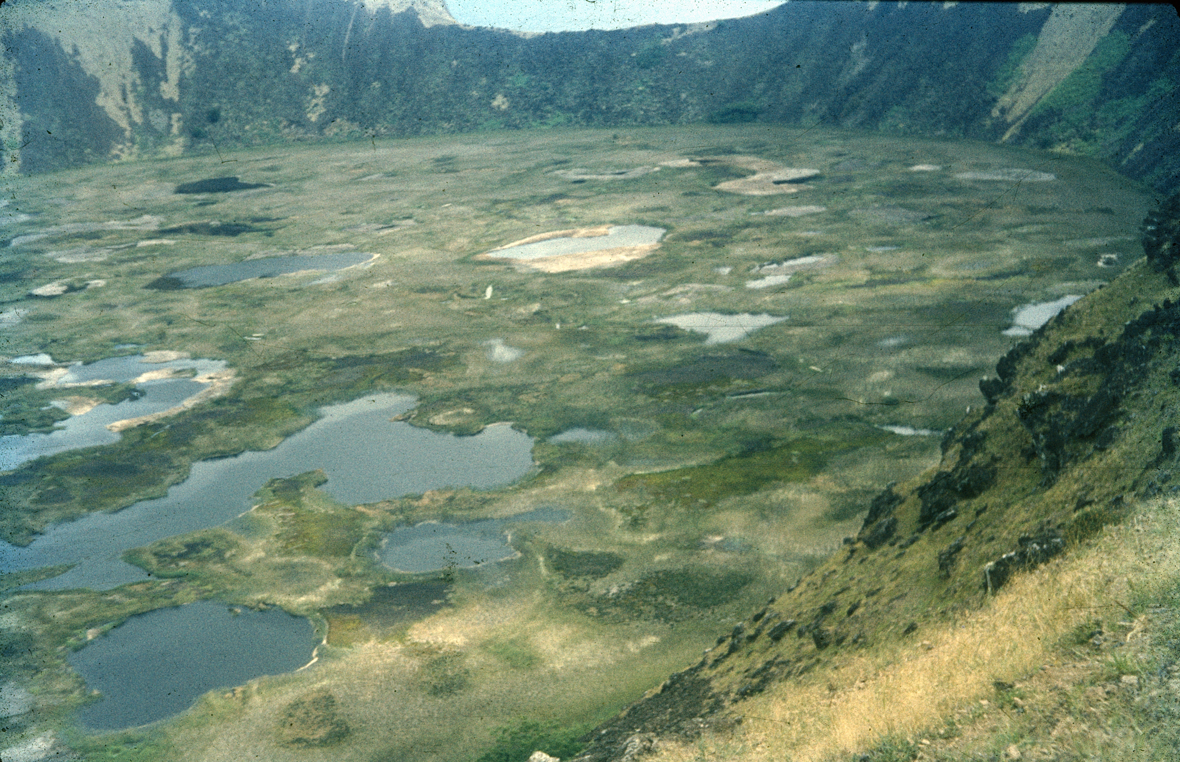 Rano Kau, Isla de Pascua 1960
