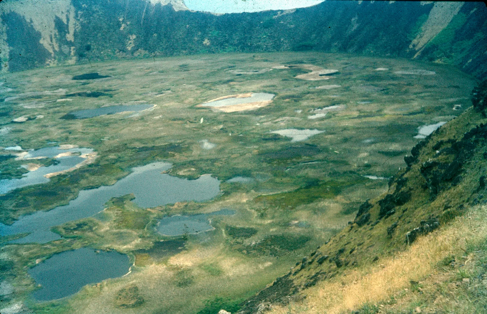 Rano Kau, Isla de Pascua 1960